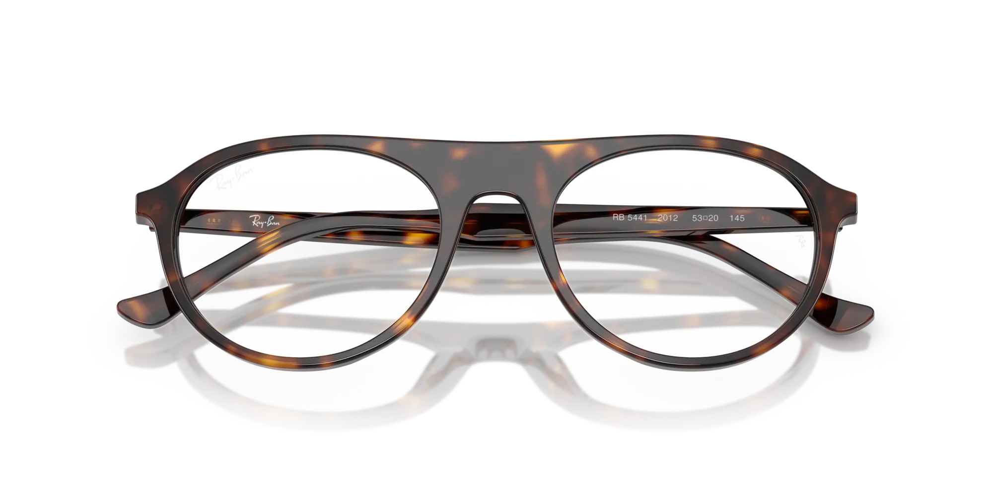 Ray - Ban RX5441 2012 Montature da vista Acetato Tartaruga Trasparente Squadrata Normale - immagine 2