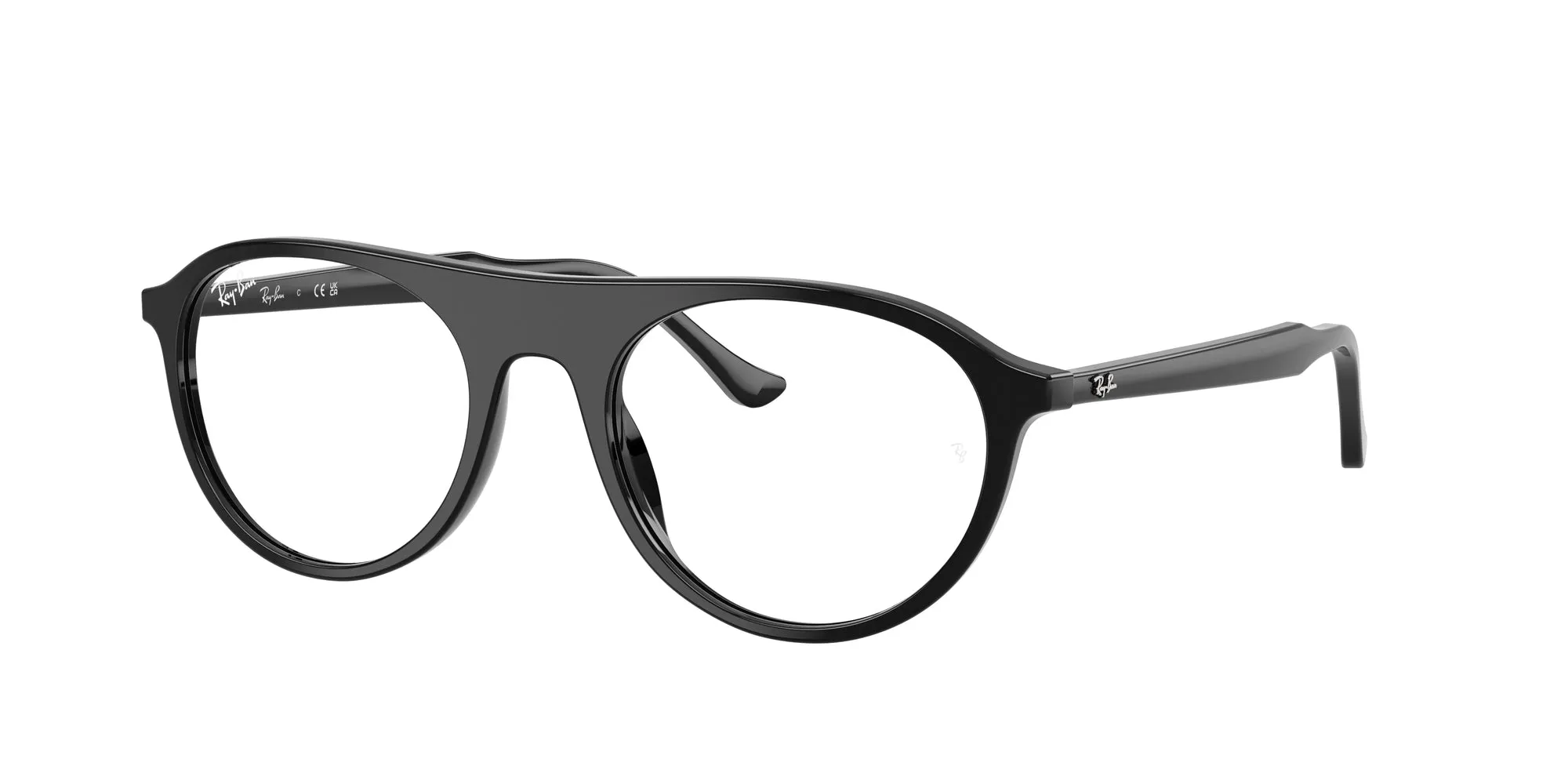 Ray - Ban RX5441 2000 Montature da vista Acetato Nero Trasparente Squadrata Normale - immagine 1
