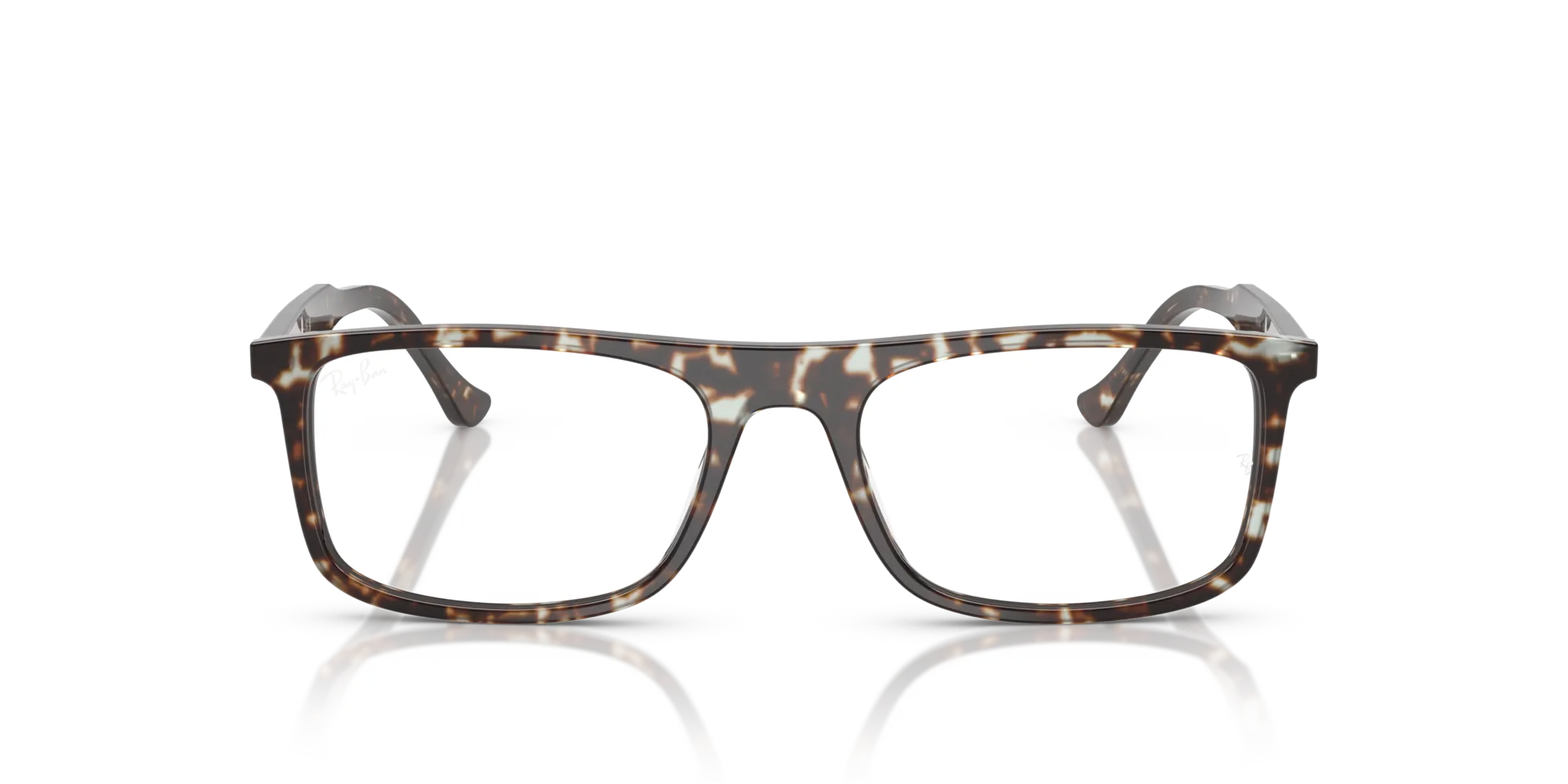 Ray - Ban RX5440 8425 Montature da vista Acetato Giallo Trasparente Squadrata Normale - immagine 3