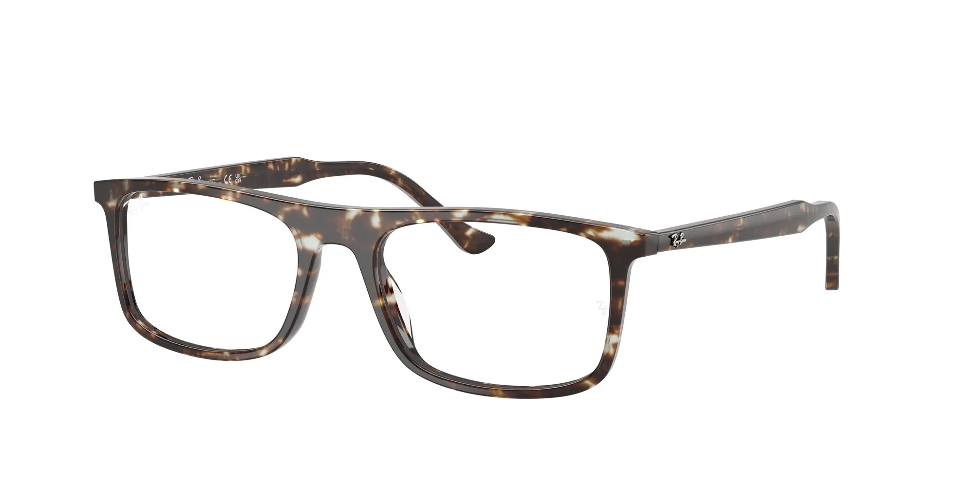Ray - Ban RX5440 8425 Montature da vista Acetato Giallo Trasparente Squadrata Normale - immagine 1