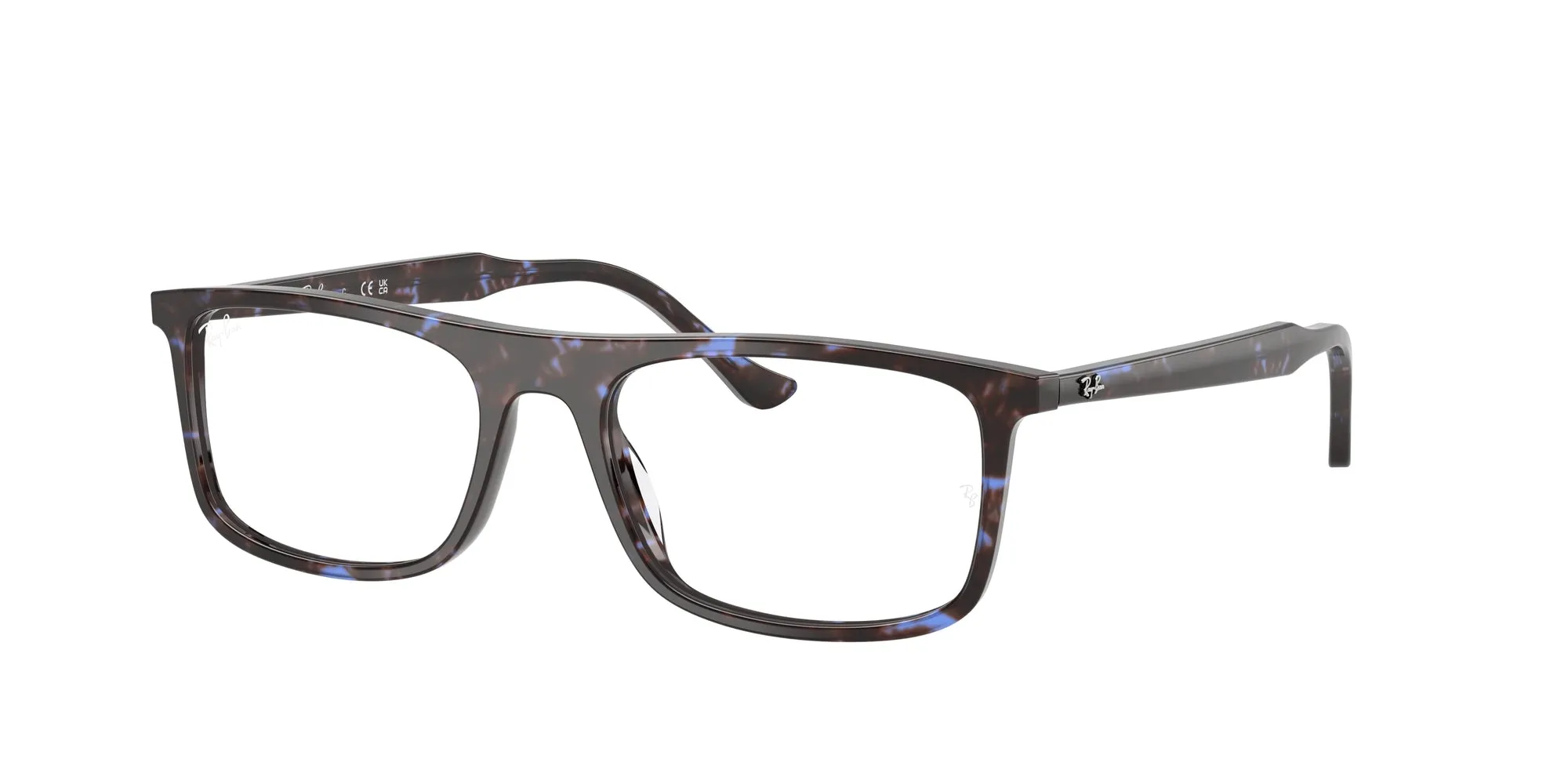 Ray - Ban RX5440 8424 Montature da vista Acetato Blu Trasparente Squadrata Normale - immagine 1