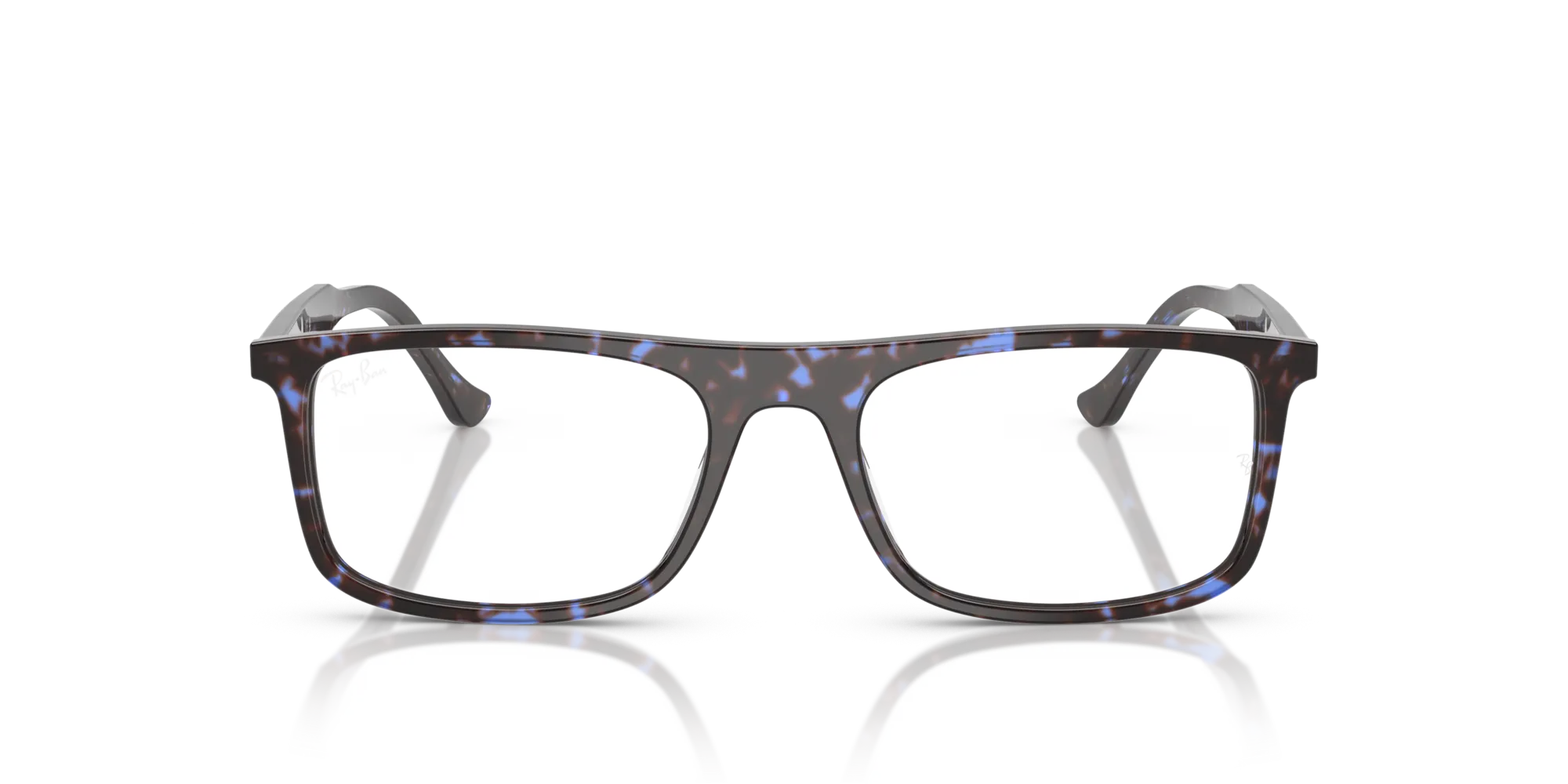Ray - Ban RX5440 8424 Montature da vista Acetato Blu Trasparente Squadrata Normale - immagine 3