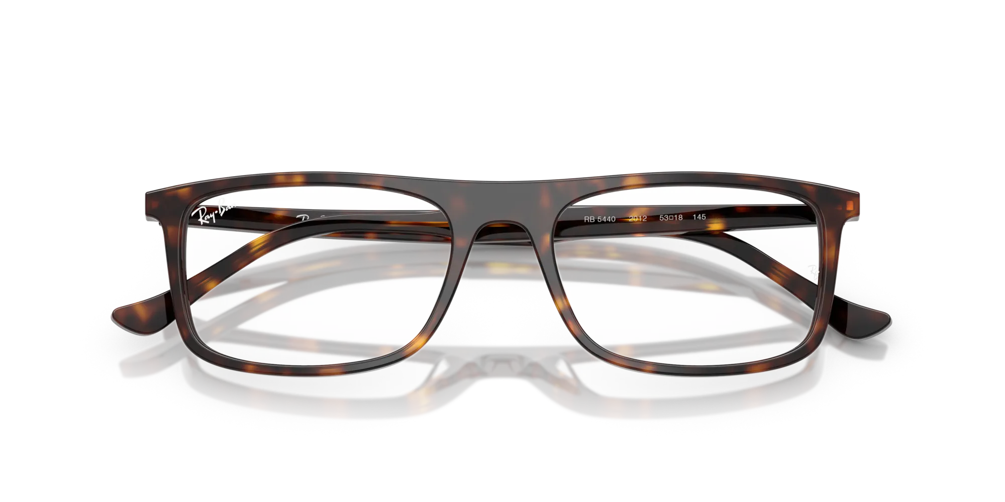 Ray - Ban RX5440 2012 Montature da vista Acetato Tartaruga Trasparente Squadrata Normale - immagine 2
