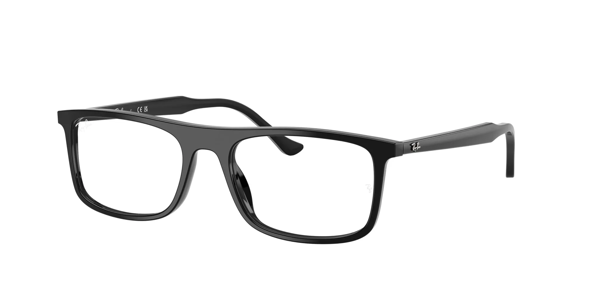 Ray - Ban RX5440 2000 Montature da vista Acetato Nero Trasparente Squadrata Normale - immagine 1