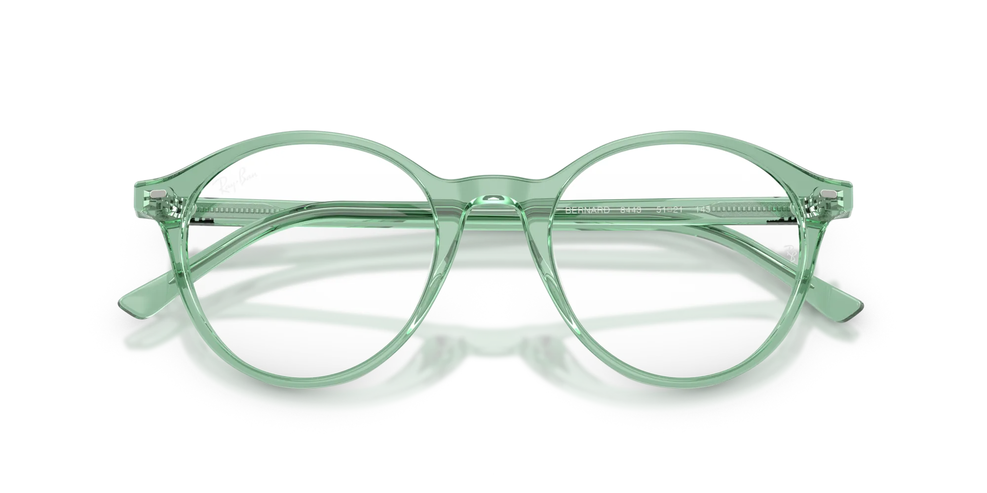 Ray - Ban RX5430 BERNARD 8443 Montature da vista Acetato Verde Trasparente Pantos Normale - immagine 2