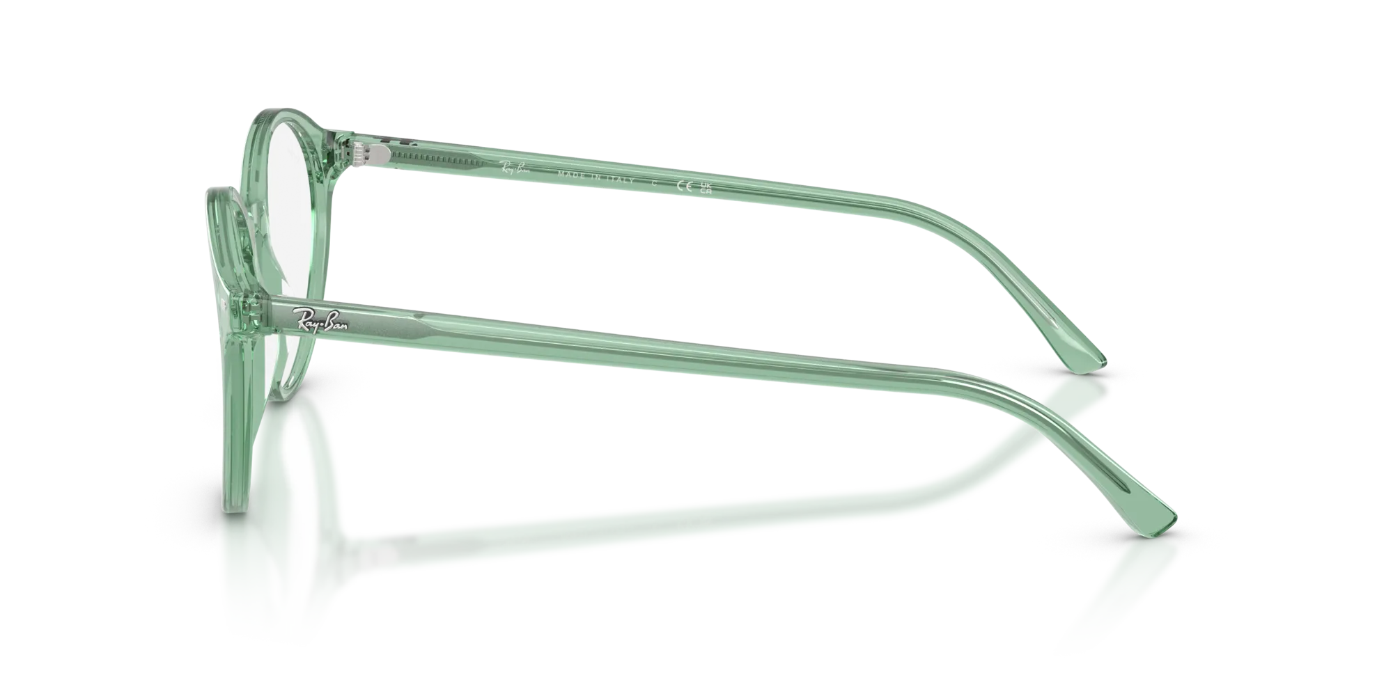 Ray - Ban RX5430 BERNARD 8443 Montature da vista Acetato Verde Trasparente Pantos Normale - immagine 4