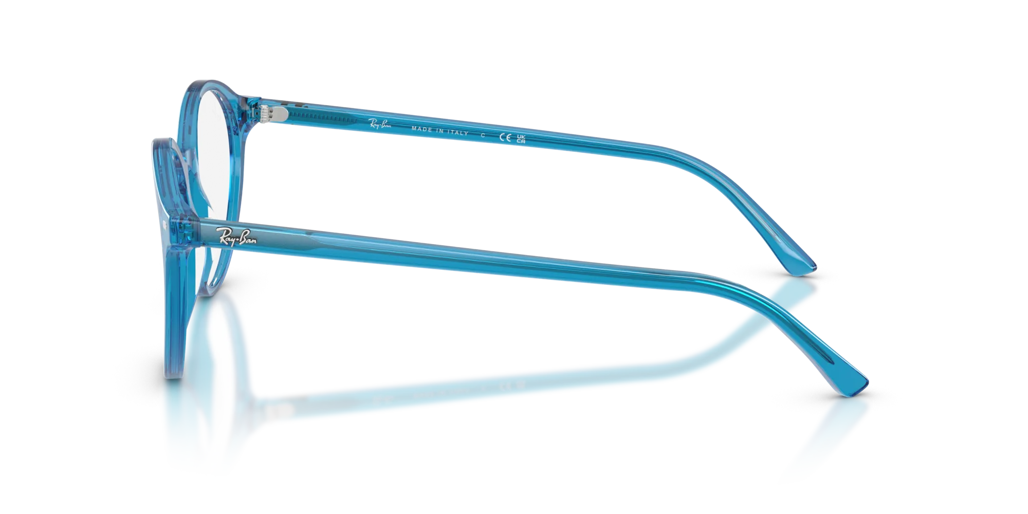 Ray - Ban RX5430 BERNARD 8442 Montature da vista Acetato Blu Trasparente Pantos Normale - immagine 4