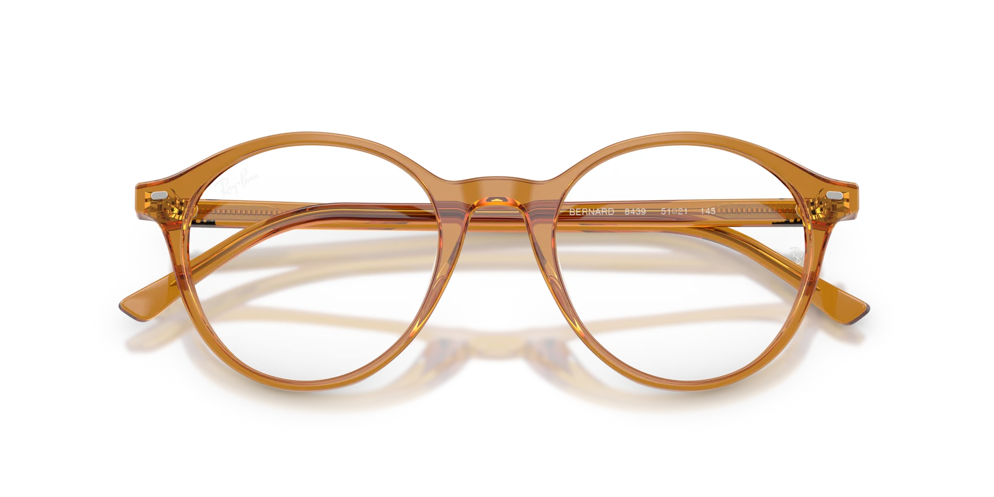Ray - Ban RX5430 BERNARD 8439 Montature da vista Acetato Beige Trasparente Pantos Normale - immagine 2