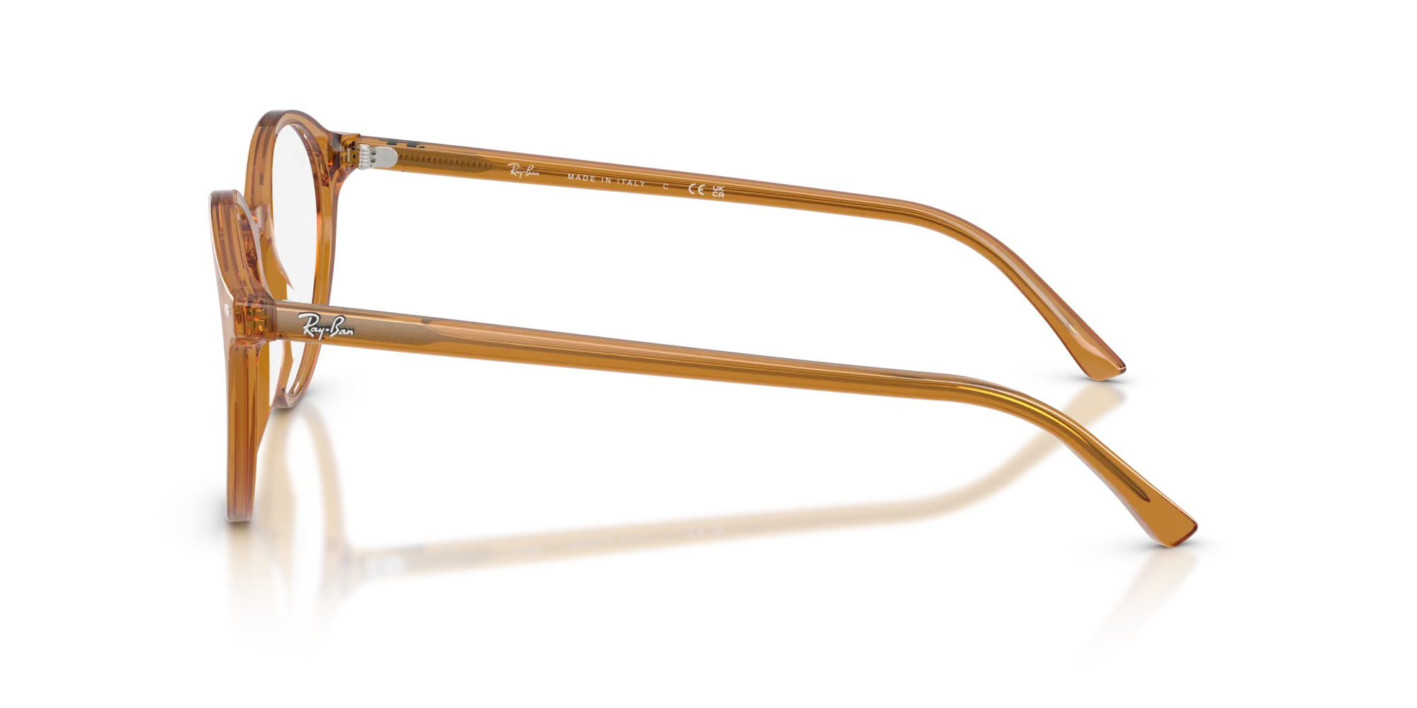 Ray - Ban RX5430 BERNARD 8439 Montature da vista Acetato Beige Trasparente Pantos Normale - immagine 4