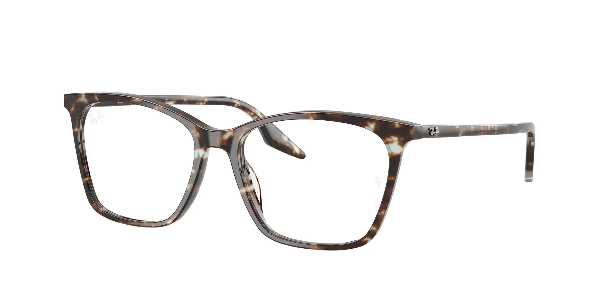 Ray - Ban RX5422 8425 Montature da vista Acetato Giallo Trasparente Cat Eye Normale - immagine 1