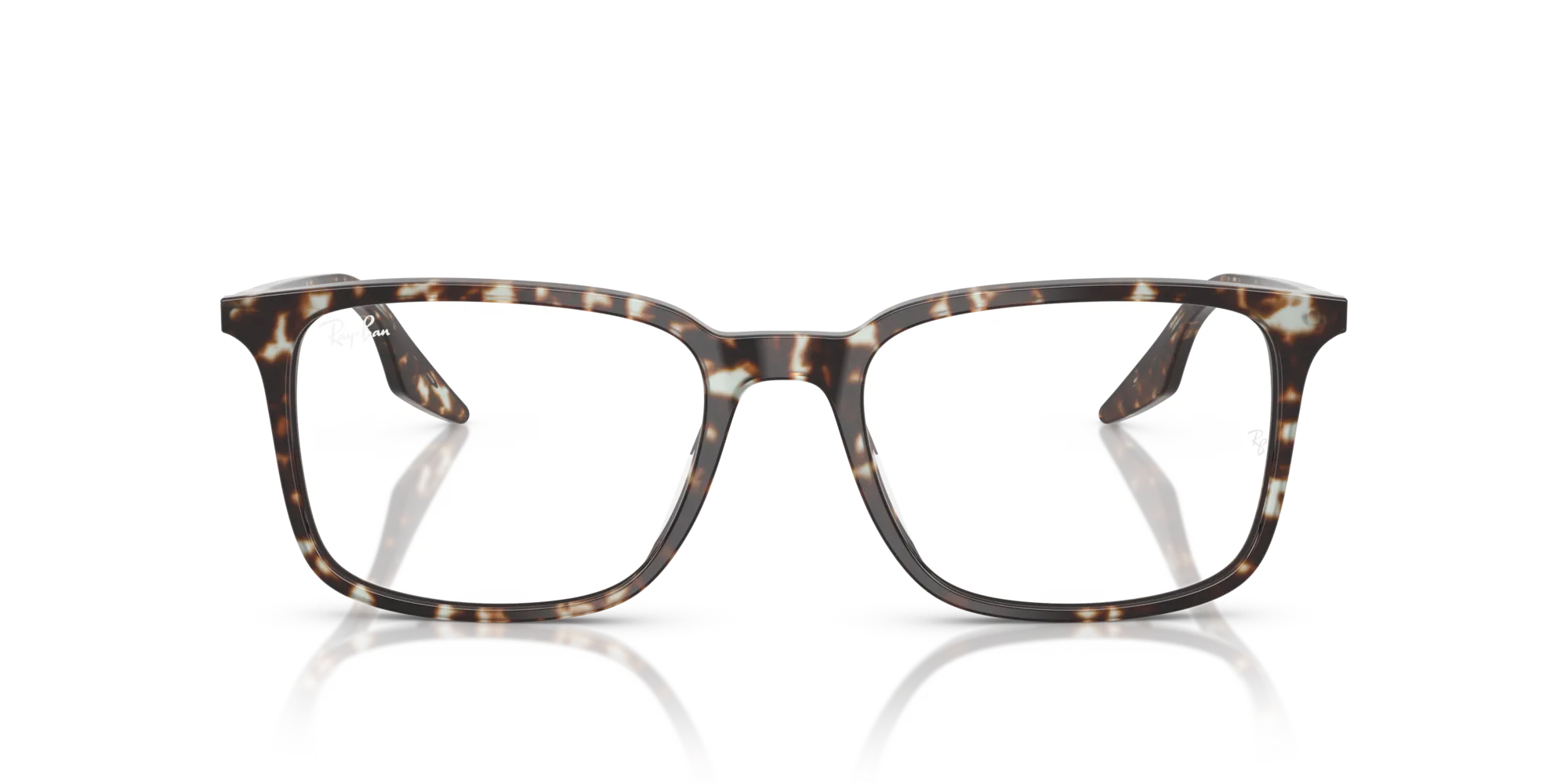Ray - Ban RX5421 8425 Montature da vista Acetato Giallo Trasparente Squadrata Normale - immagine 3
