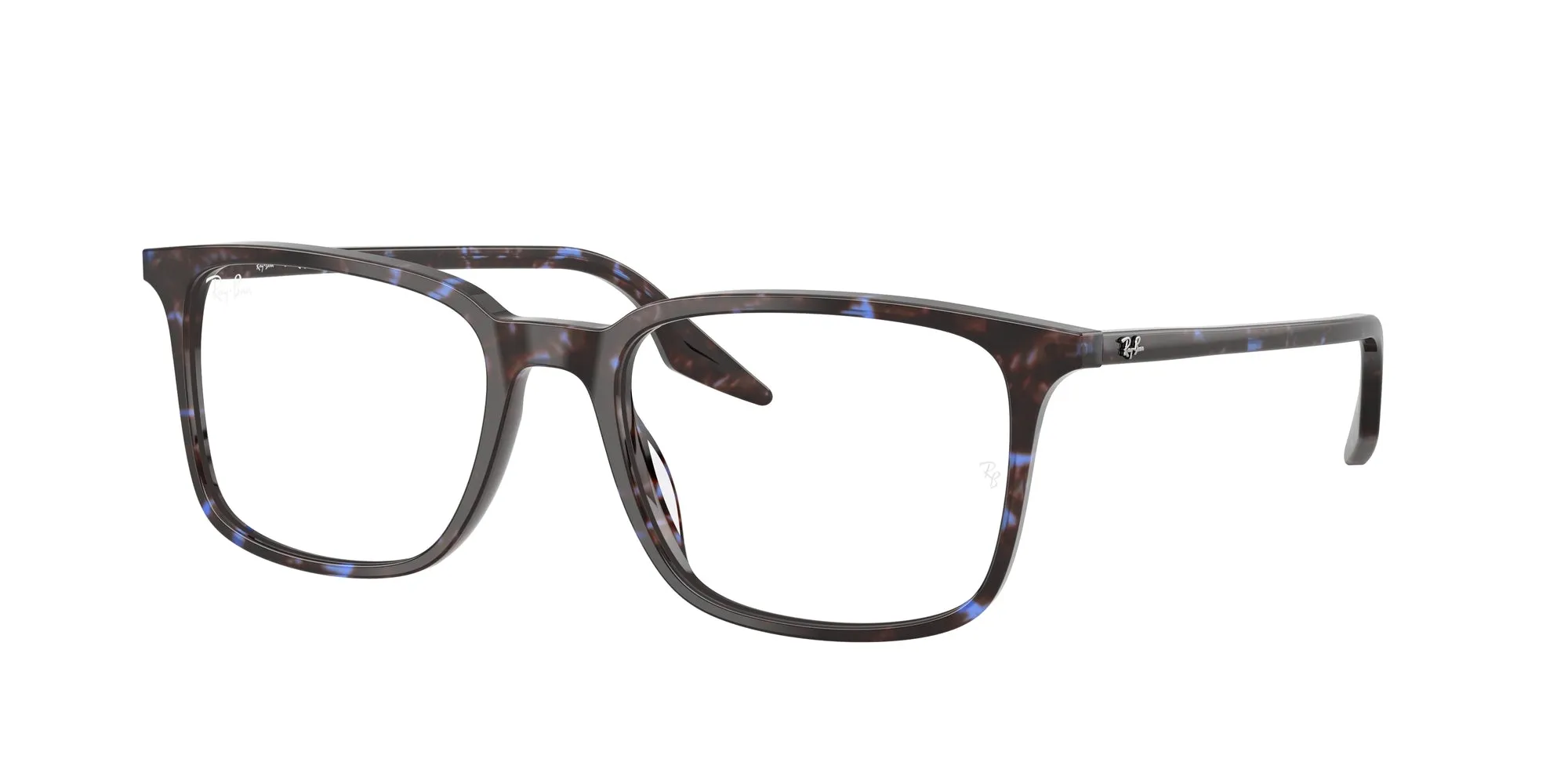 Ray - Ban RX5421 8424 Montature da vista Acetato Blu Trasparente Squadrata Normale - immagine 1