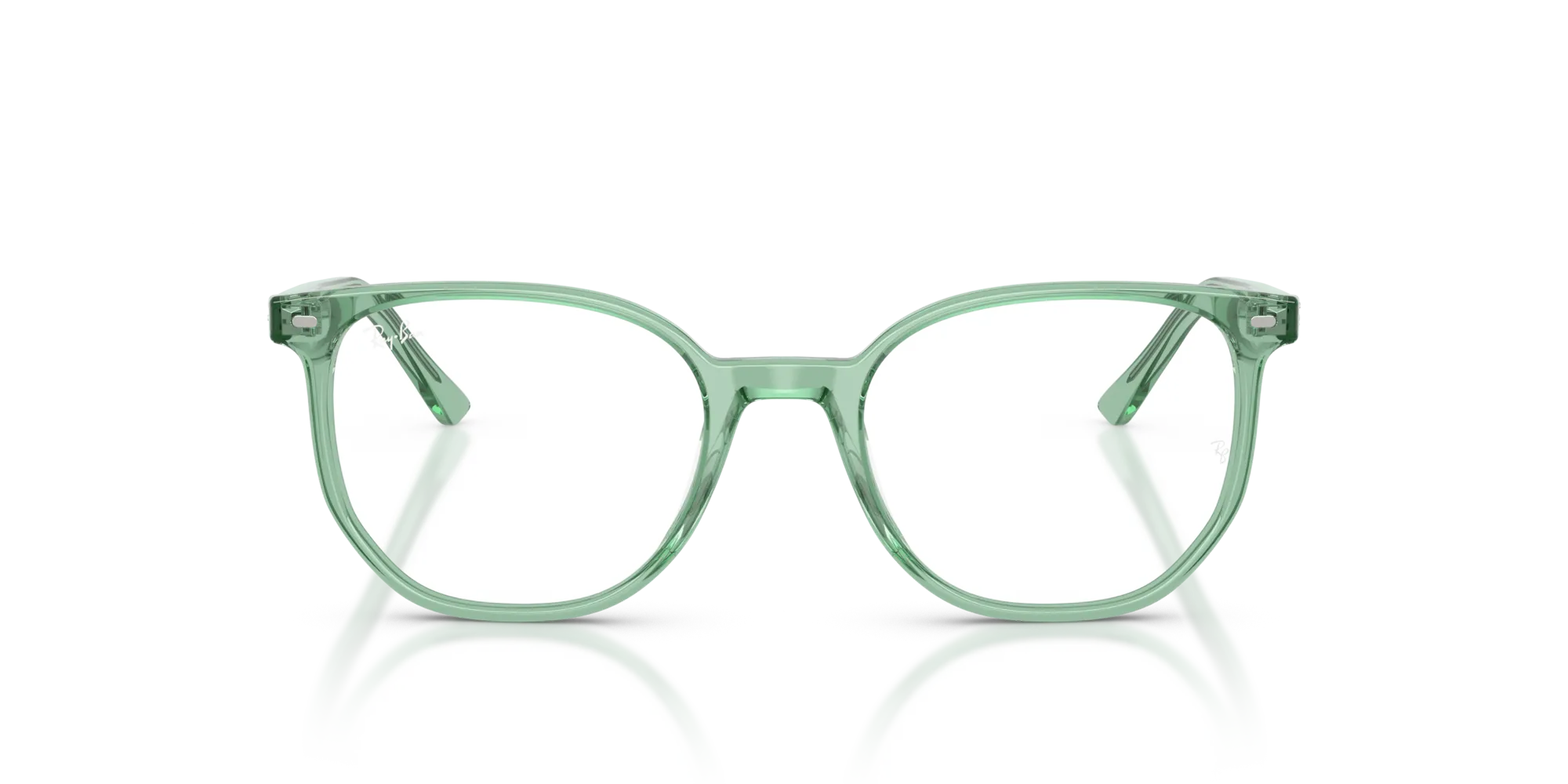 Ray - Ban RX5397 ELLIOT 8443 Montature da vista Acetato Verde Trasparente Geometrica Normale - immagine 3