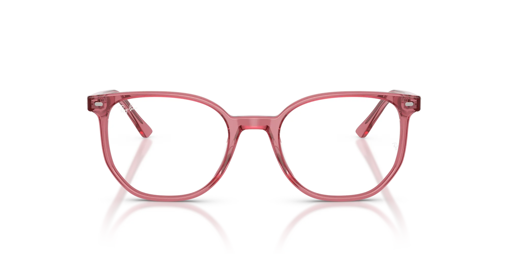 Ray - Ban RX5397 ELLIOT 8440 Montature da vista Acetato Rosa Trasparente Geometrica Normale - immagine 3