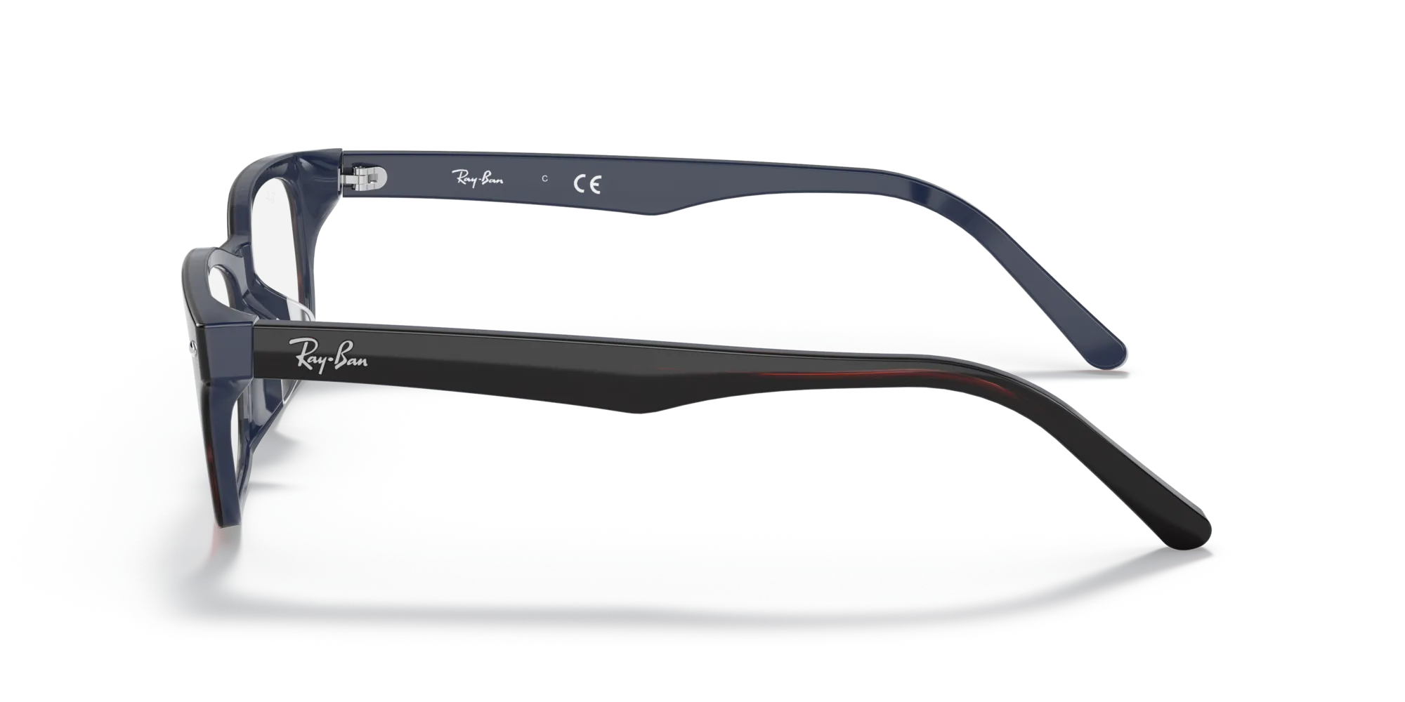 Ray - Ban RX5345D 5076 Montature da vista Acetato Marrone Squadrata Normale - immagine 4