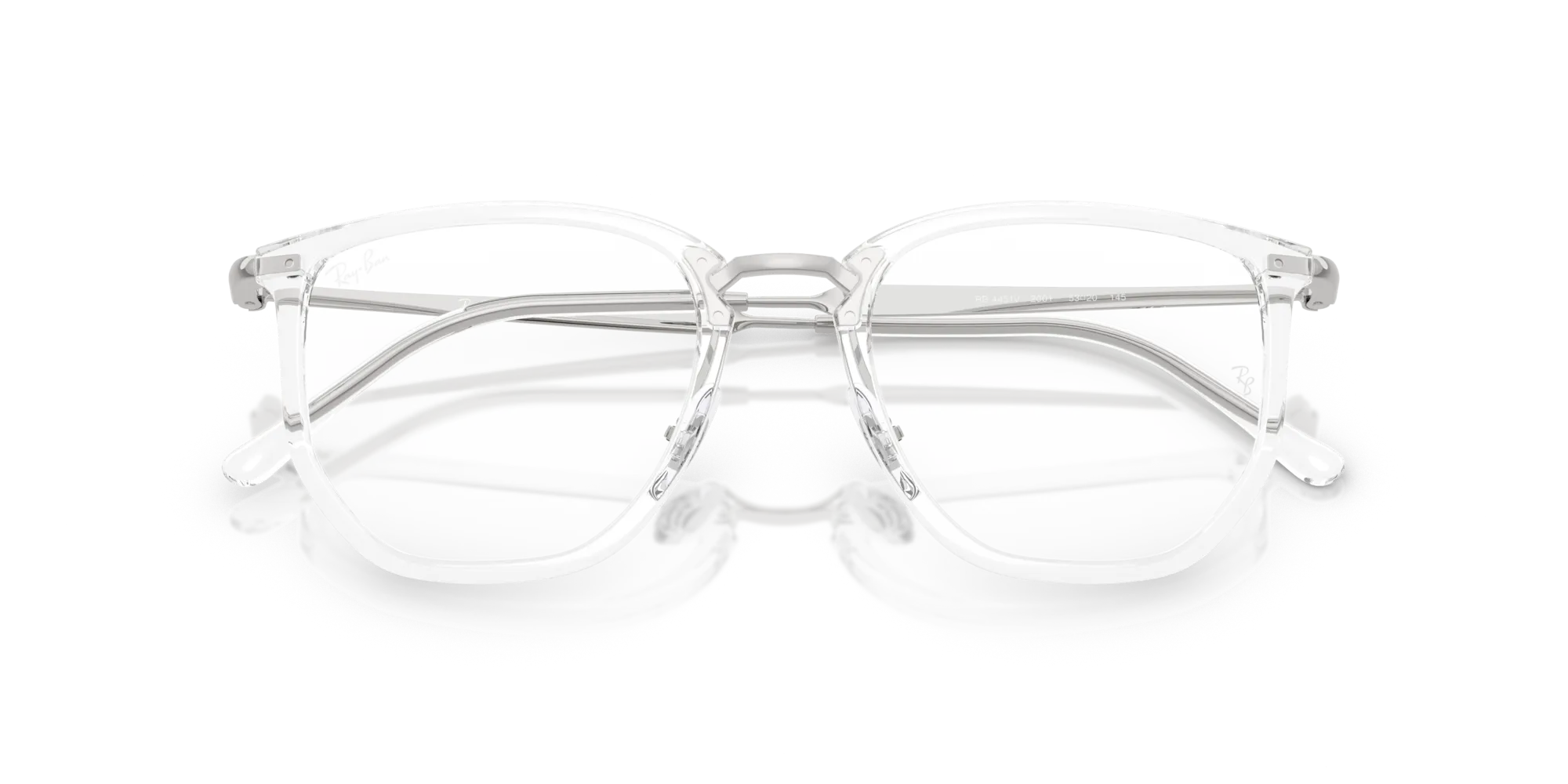 Ray - Ban RX4451V 2001 Montature da vista Nylon Trasparente Trasparente Geometrica Normale - immagine 2