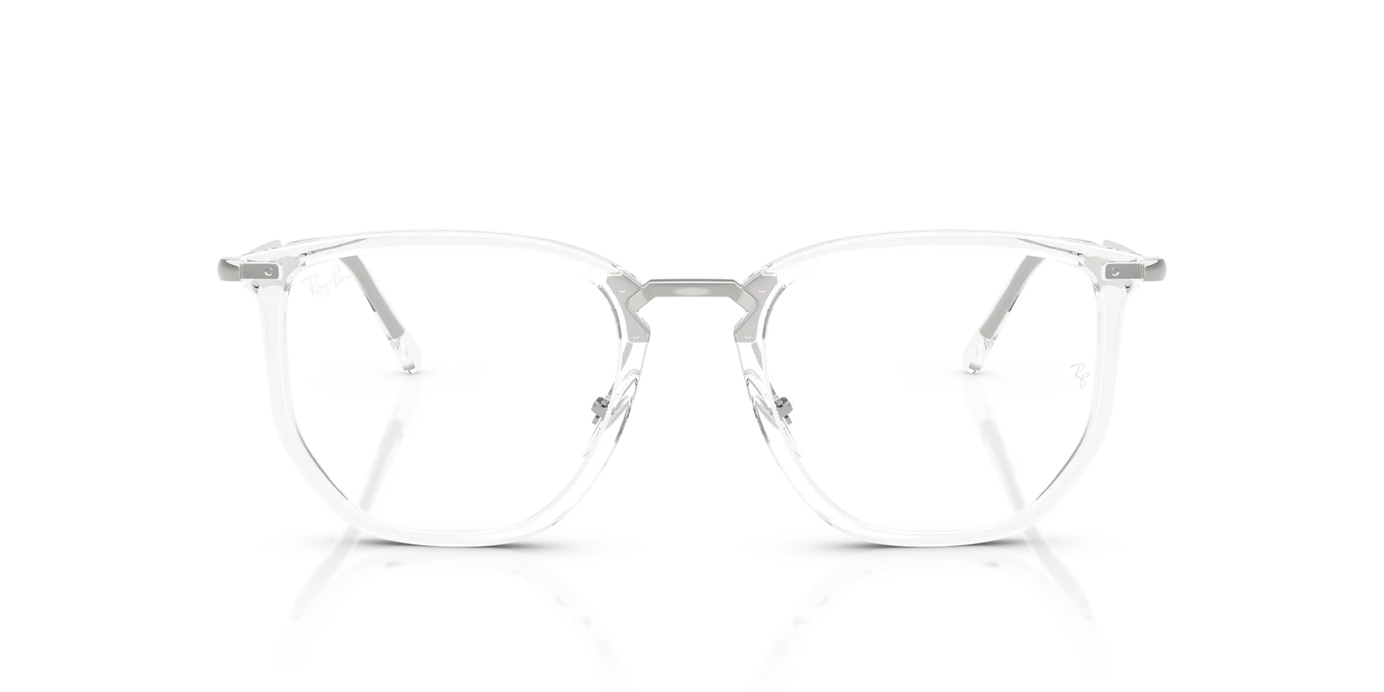 Ray - Ban RX4451V 2001 Montature da vista Nylon Trasparente Trasparente Geometrica Normale - immagine 3