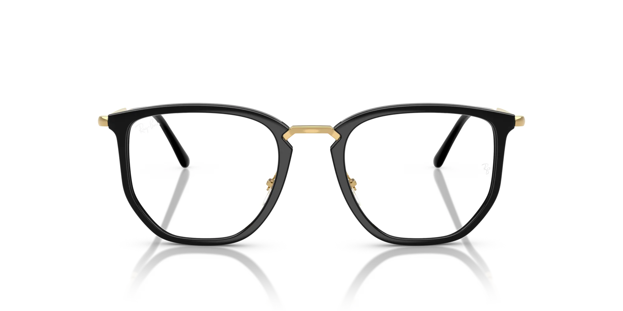 Ray - Ban RX4451V 2000 Montature da vista Nylon Nero Trasparente Geometrica Normale - immagine 3