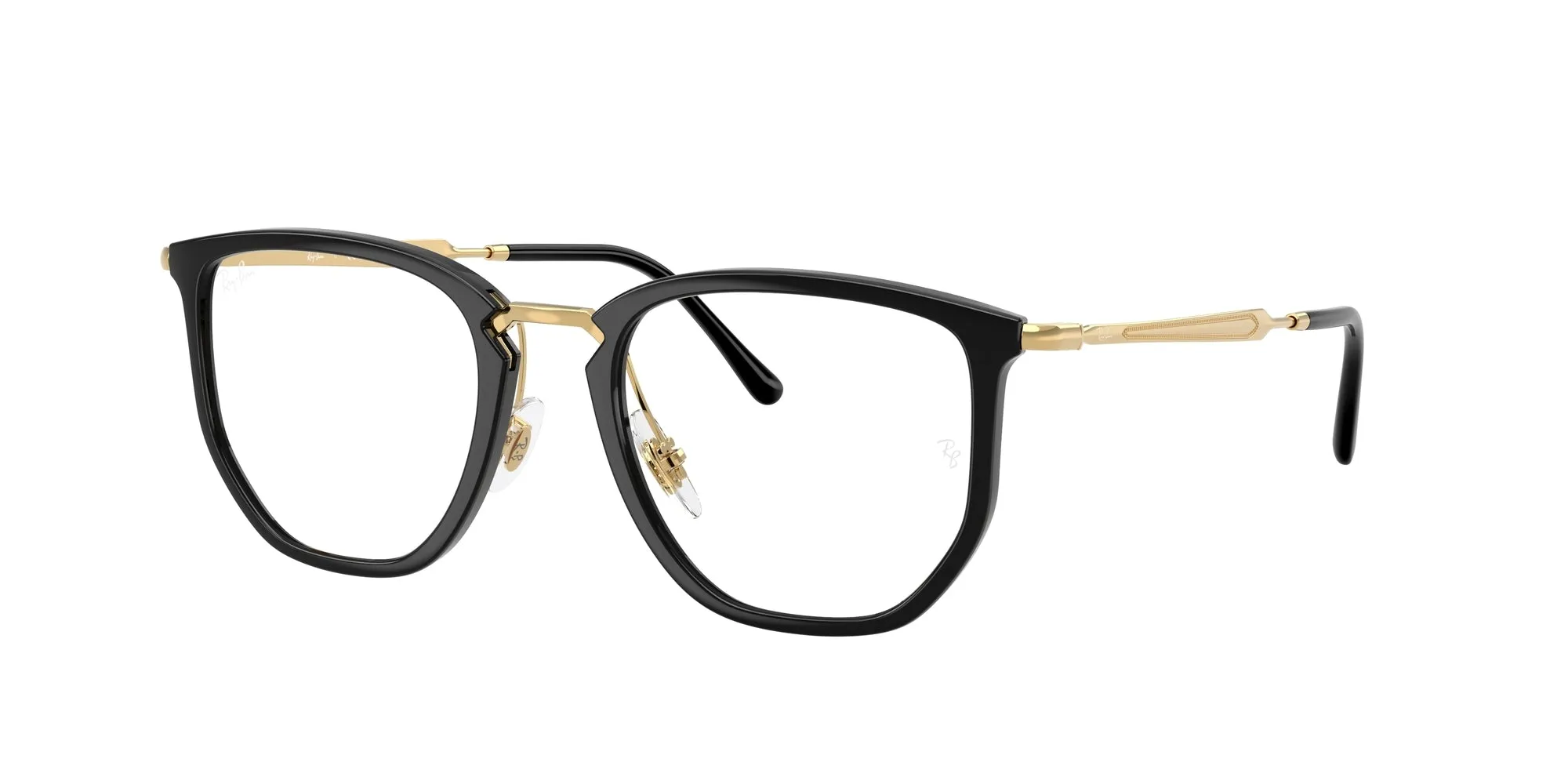 Ray - Ban RX4451V 2000 Montature da vista Nylon Nero Trasparente Geometrica Normale - immagine 1