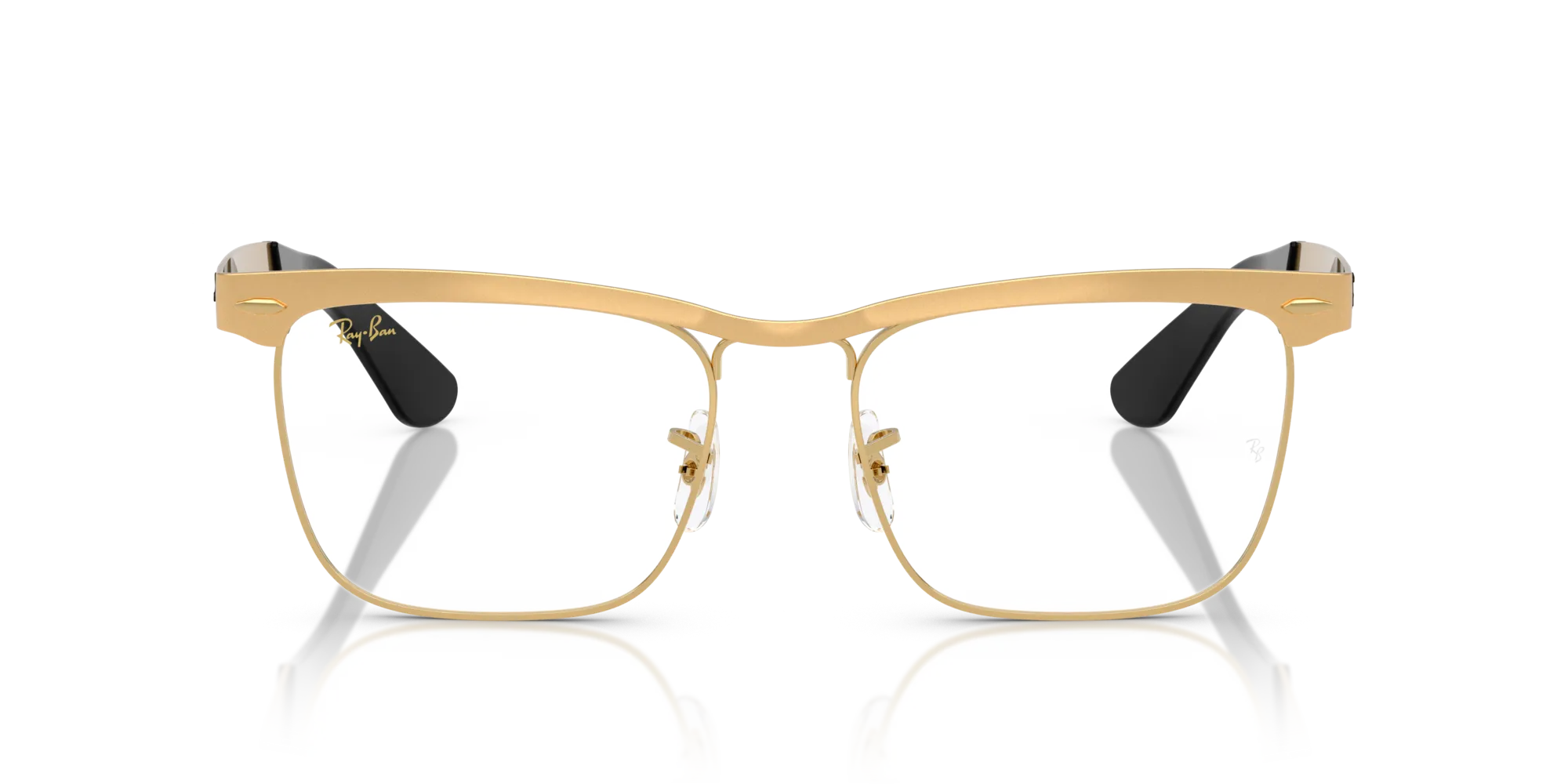 Ray - Ban RX3875V WAYFARER DELUXE 3191 Montature da vista Metallo Oro Trasparente Squadrata Normale - immagine 3