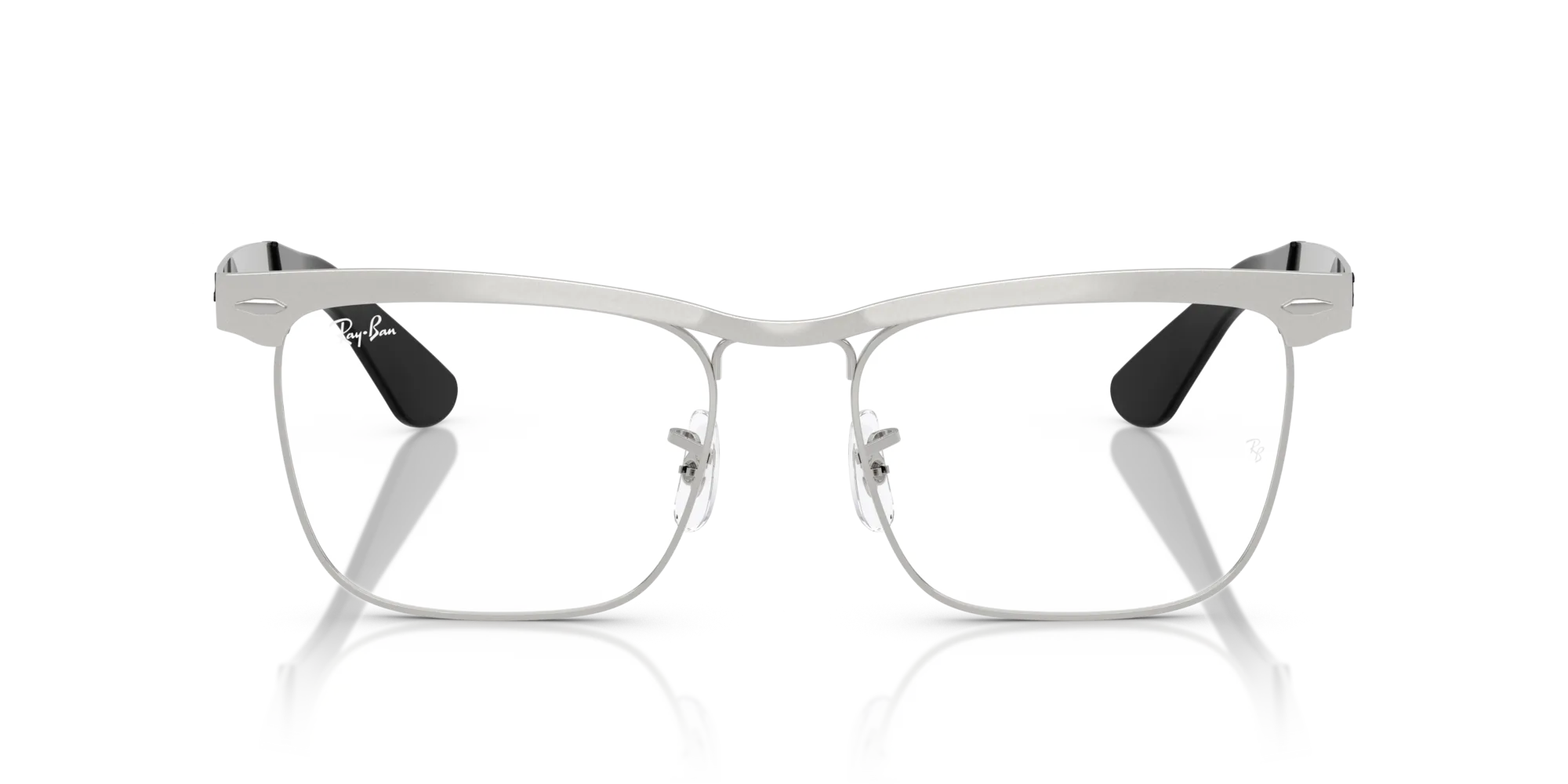 Ray - Ban RX3875V WAYFARER DELUXE 2538 Montature da vista Metallo Argento Trasparente Squadrata Normale - immagine 3