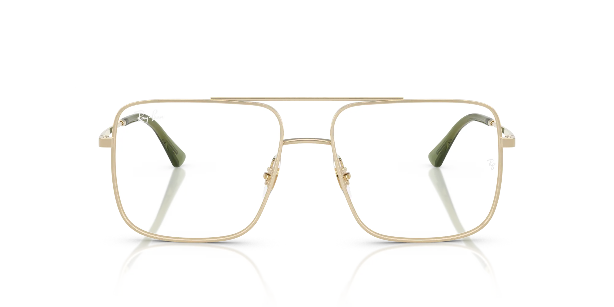 Ray - Ban RX3758V ARI 2993 Montature da vista Metallo Oro Trasparente Squadrata Normale - immagine 3