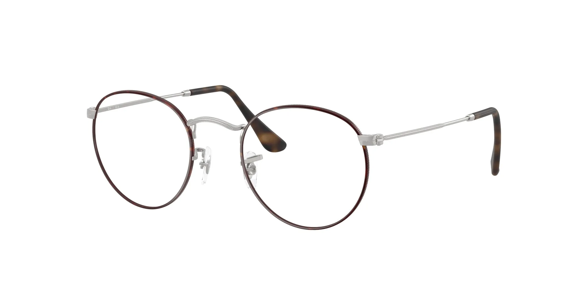 Ray - Ban RX3447V ROUND METAL 3194 Montature da vista Metallo Havana Trasparente Rotonda Normale - immagine 1