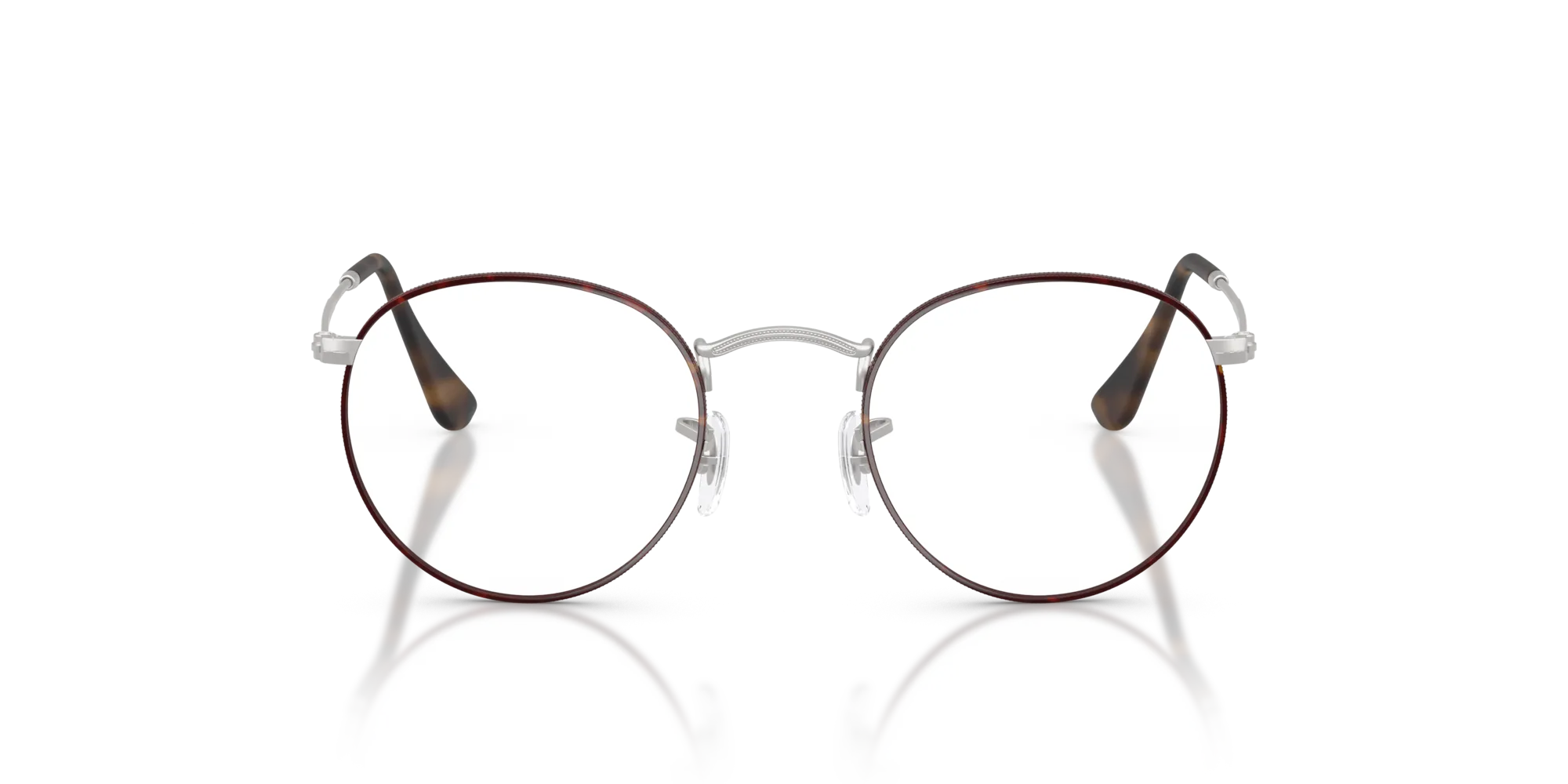 Ray - Ban RX3447V ROUND METAL 3194 Montature da vista Metallo Havana Trasparente Rotonda Normale - immagine 3