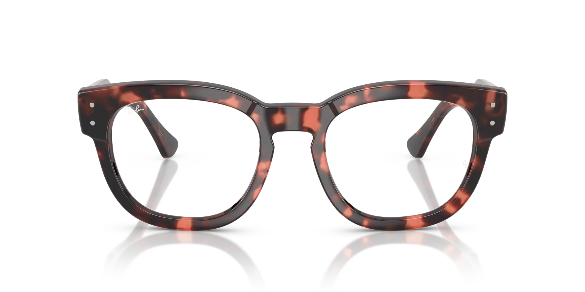 Ray - Ban RX0298V MEGA HAWKEYE 8118 Montature da vista Acetato Tartaruga Trasparente Squadrata Normale - immagine 3