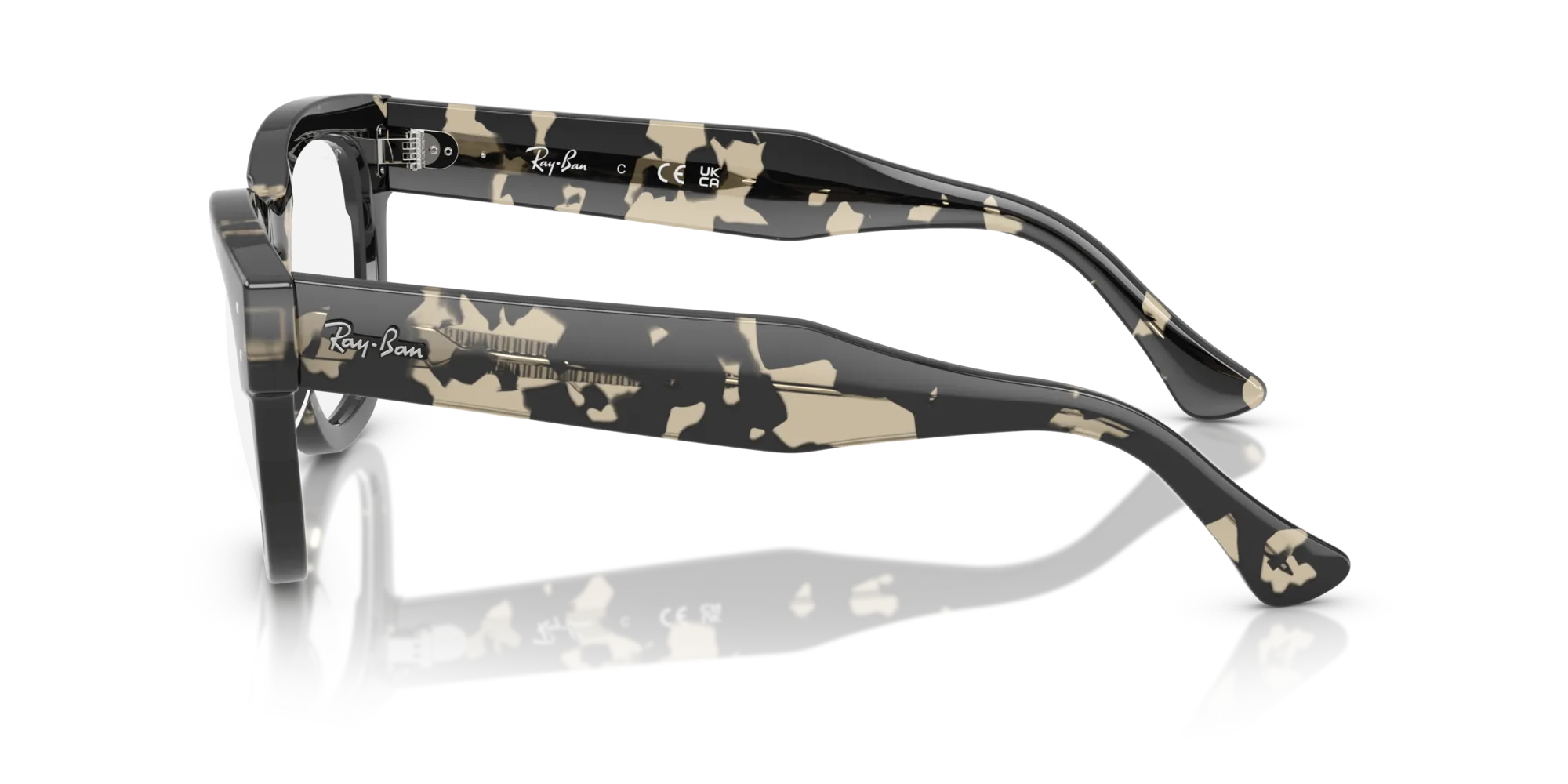 Ray - Ban RX0298V MEGA HAWKEYE 8117 Montature da vista Acetato Tartaruga Trasparente Squadrata Normale - immagine 4