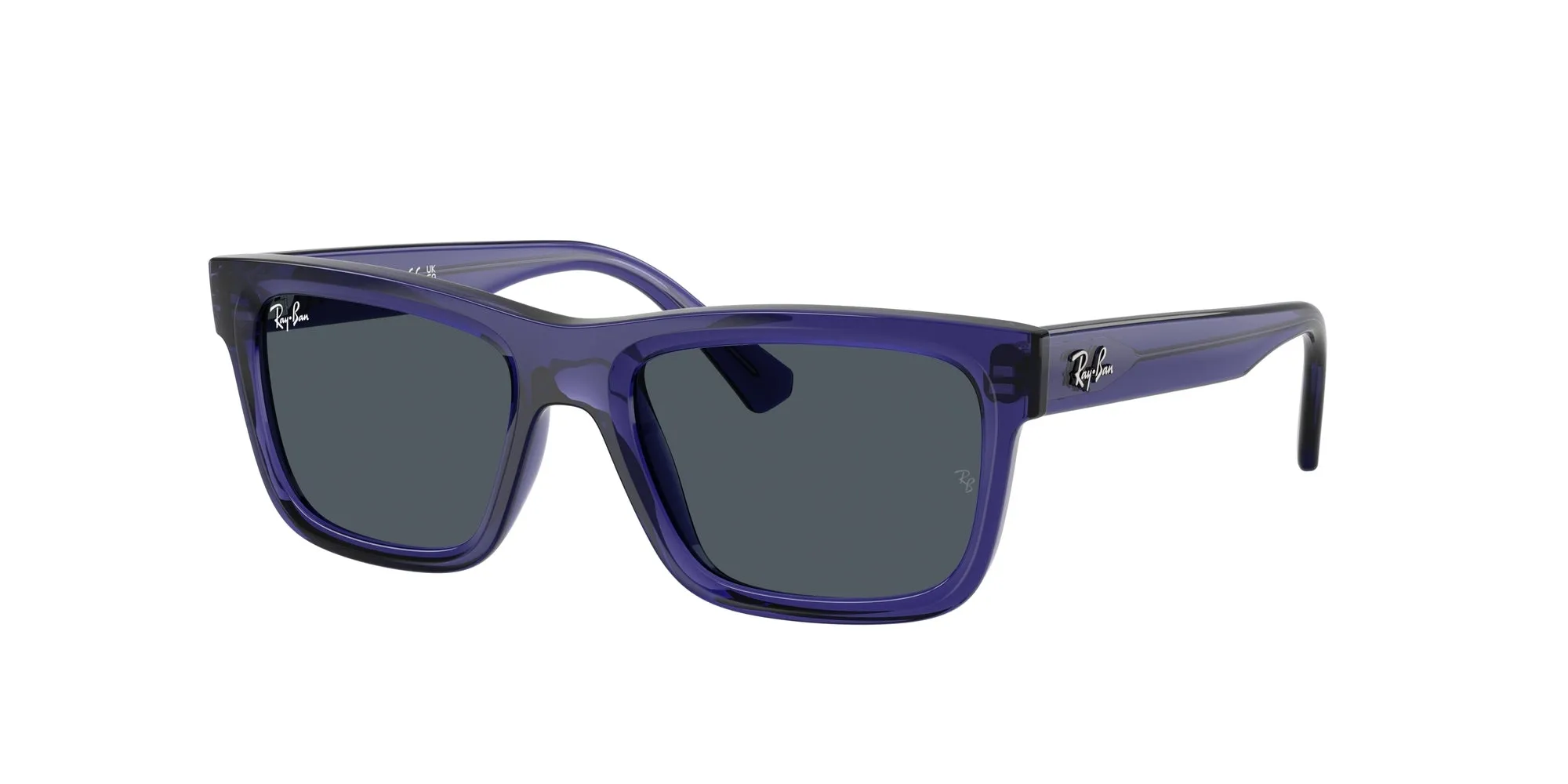Ray - Ban RJ9196S 719187 Occhiali da sole Iniettato Viola Grigio Squadrata Normale - immagine 1