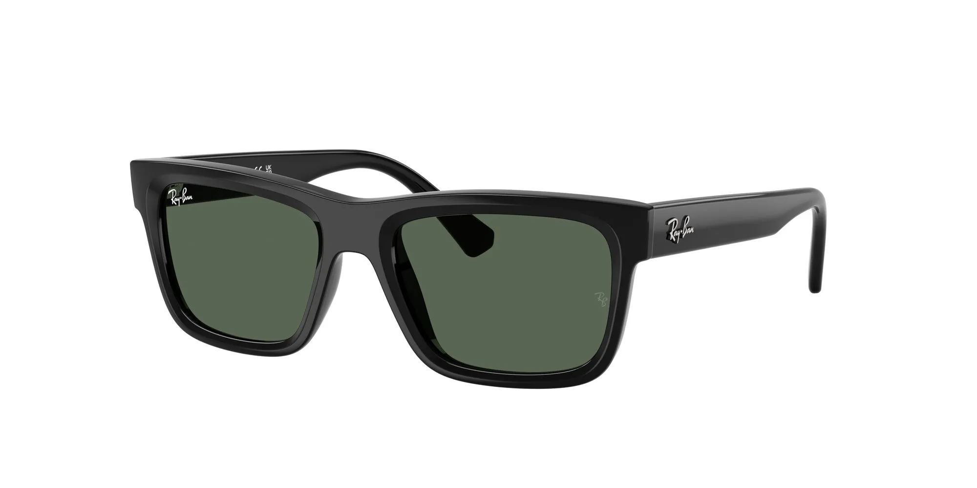 Ray - Ban RJ9196S 100/71 Occhiali da sole bambino Iniettato Nero Verde Squadrata Normale - immagine 1