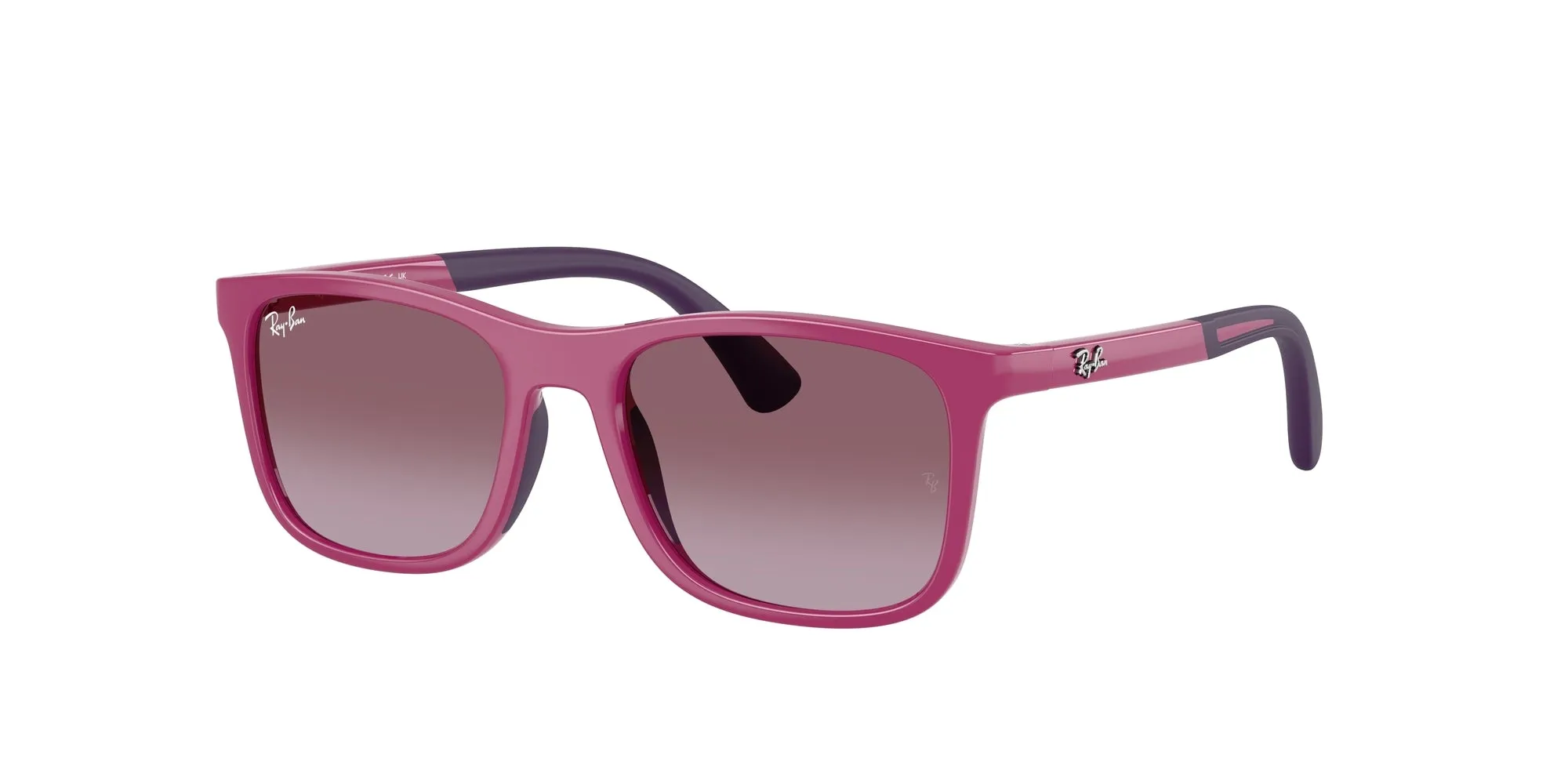 Ray - Ban RJ9084S 71498H Occhiali da sole Iniettato Viola Viola Squadrata Normale Sfumato - immagine 1