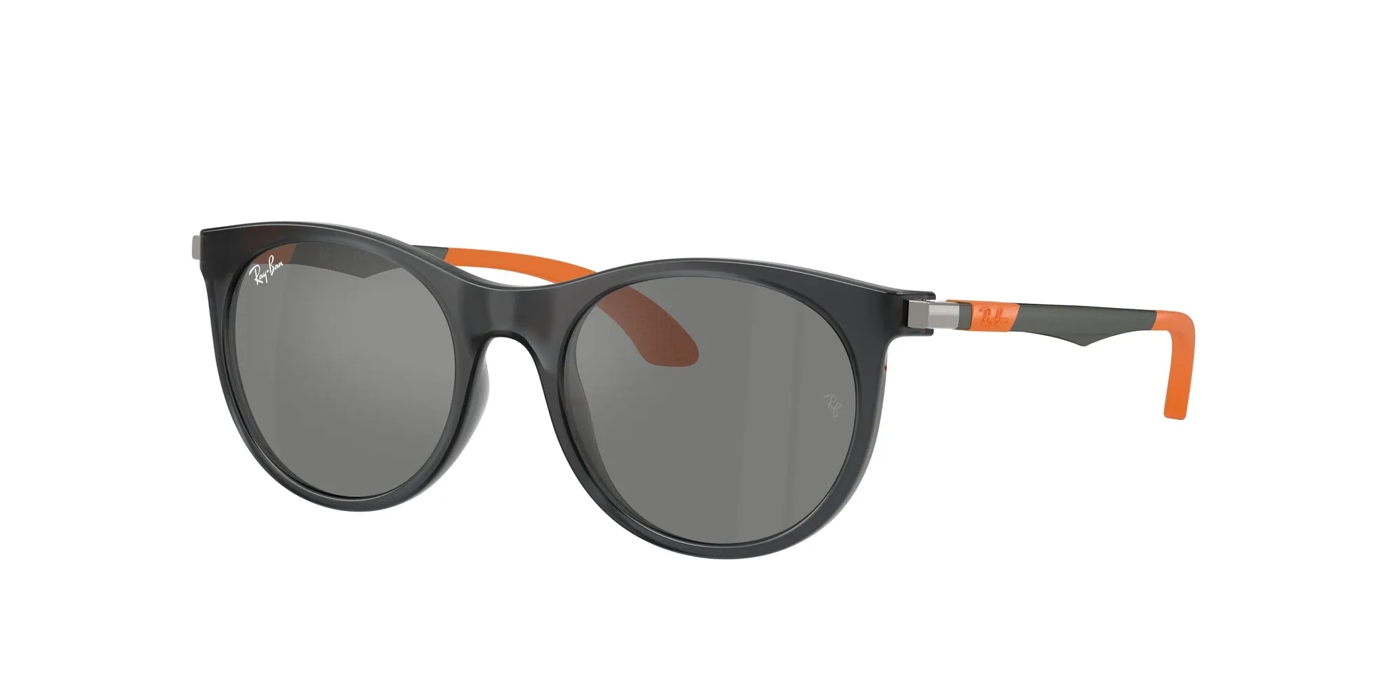 Ray - Ban RJ9082S 71856G Occhiali da sole Nylon Grigio Grigio Pantos Specchiate - immagine 1