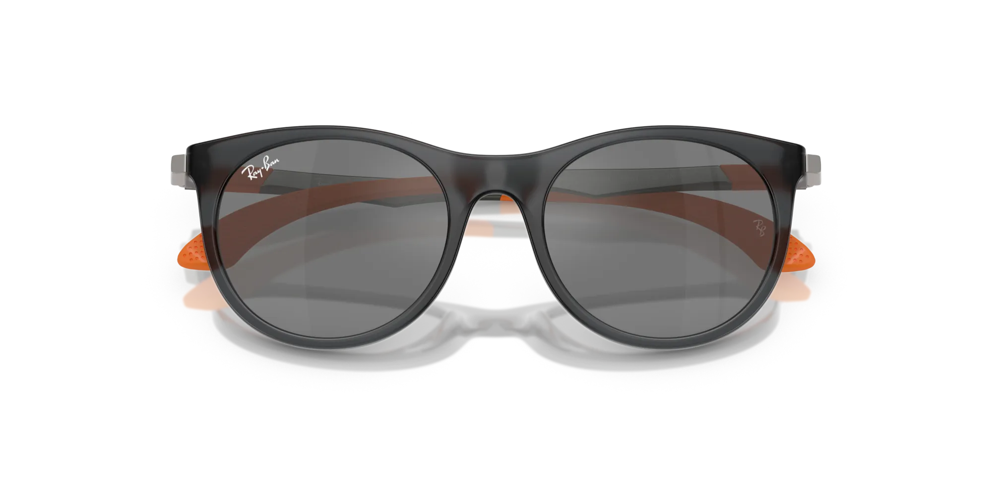 Ray - Ban RJ9082S 71856G Occhiali da sole Nylon Grigio Grigio Pantos Specchiate - immagine 2