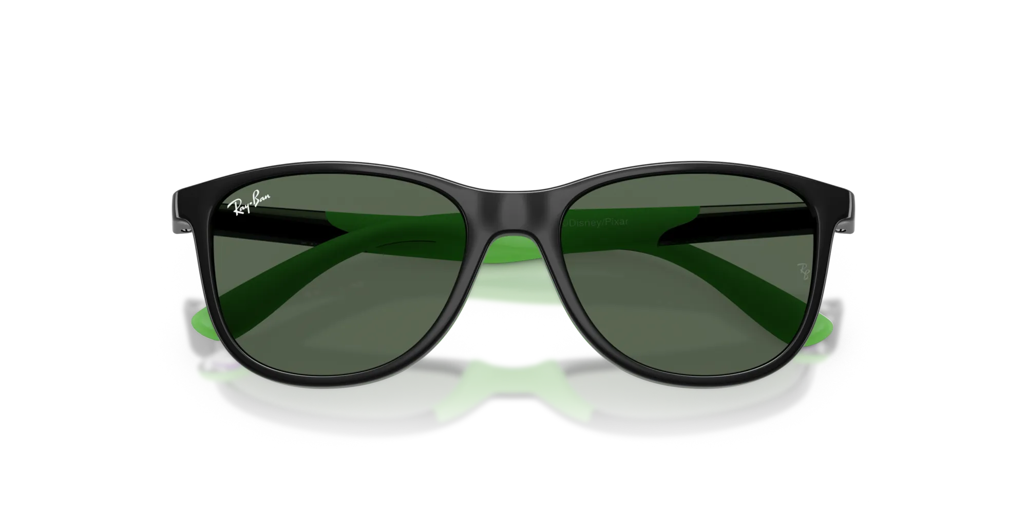 Ray - Ban RJ9077S 719371 Occhiali da sole bambino Iniettato Verde Verde Squadrata Normale - immagine 2