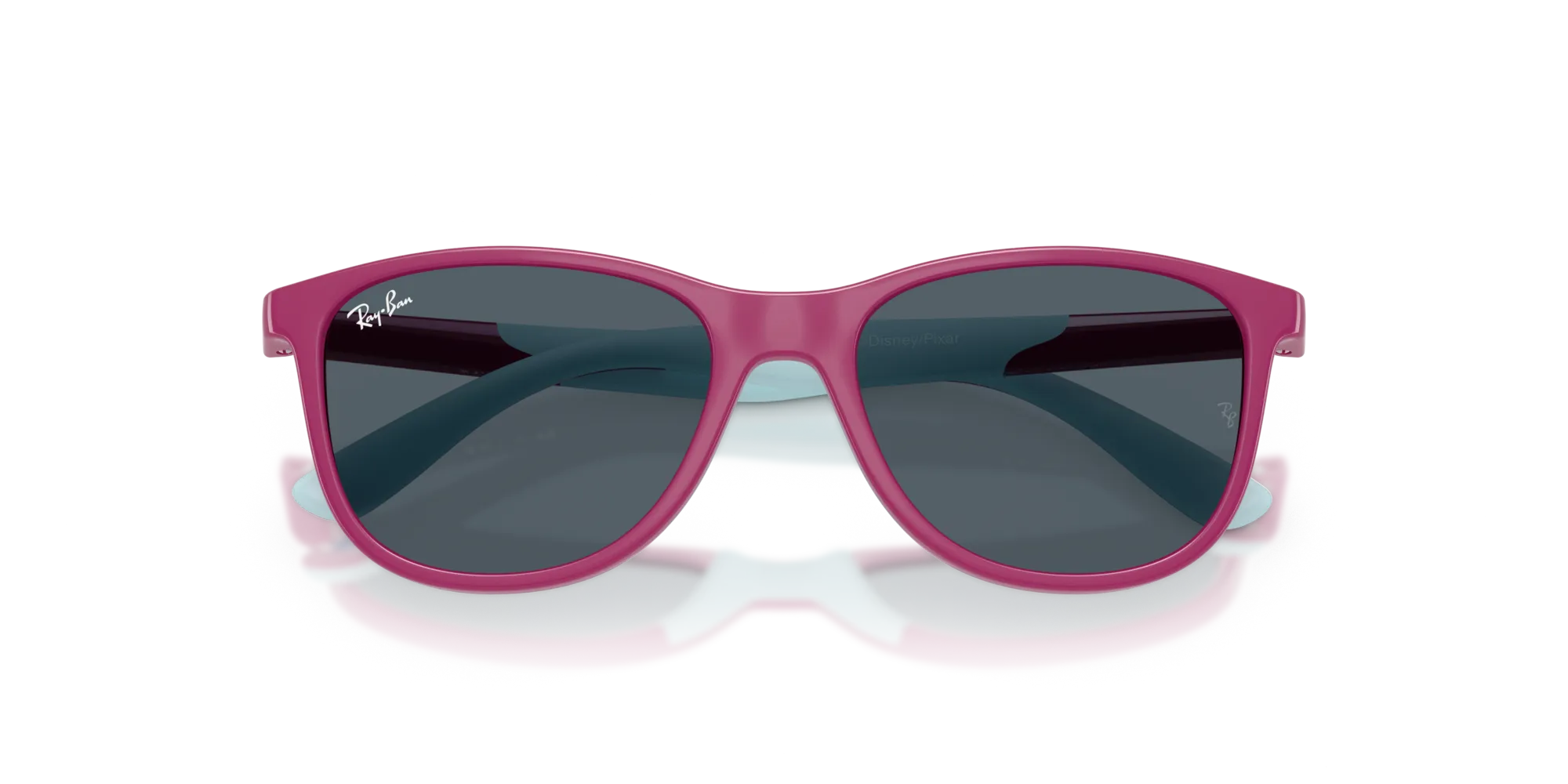 Ray - Ban RJ9077S 719271 Occhiali da sole bambino Iniettato Blu Verde Squadrata Normale - immagine 2