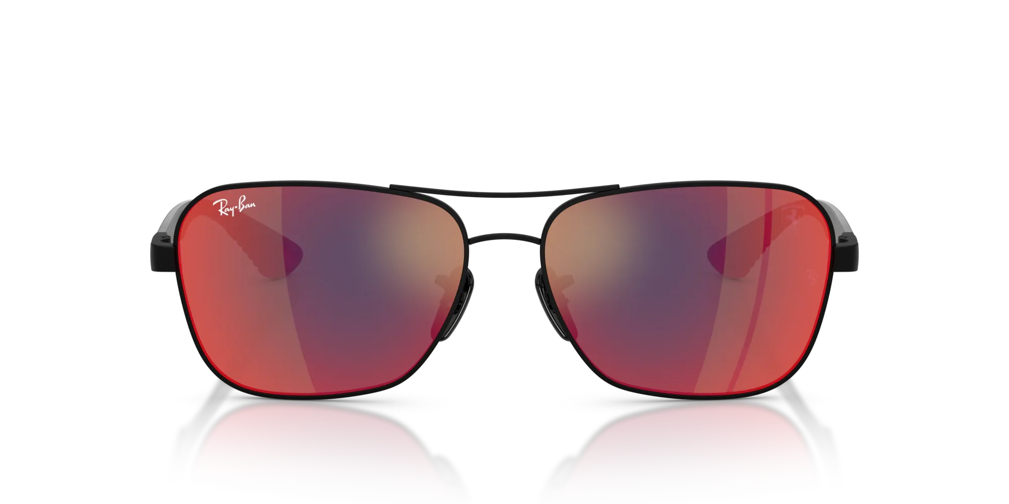 Ray - Ban RB8336M F1186P Occhiali da sole Metallo Nero Grigio Squadrata Specchiate - immagine 3