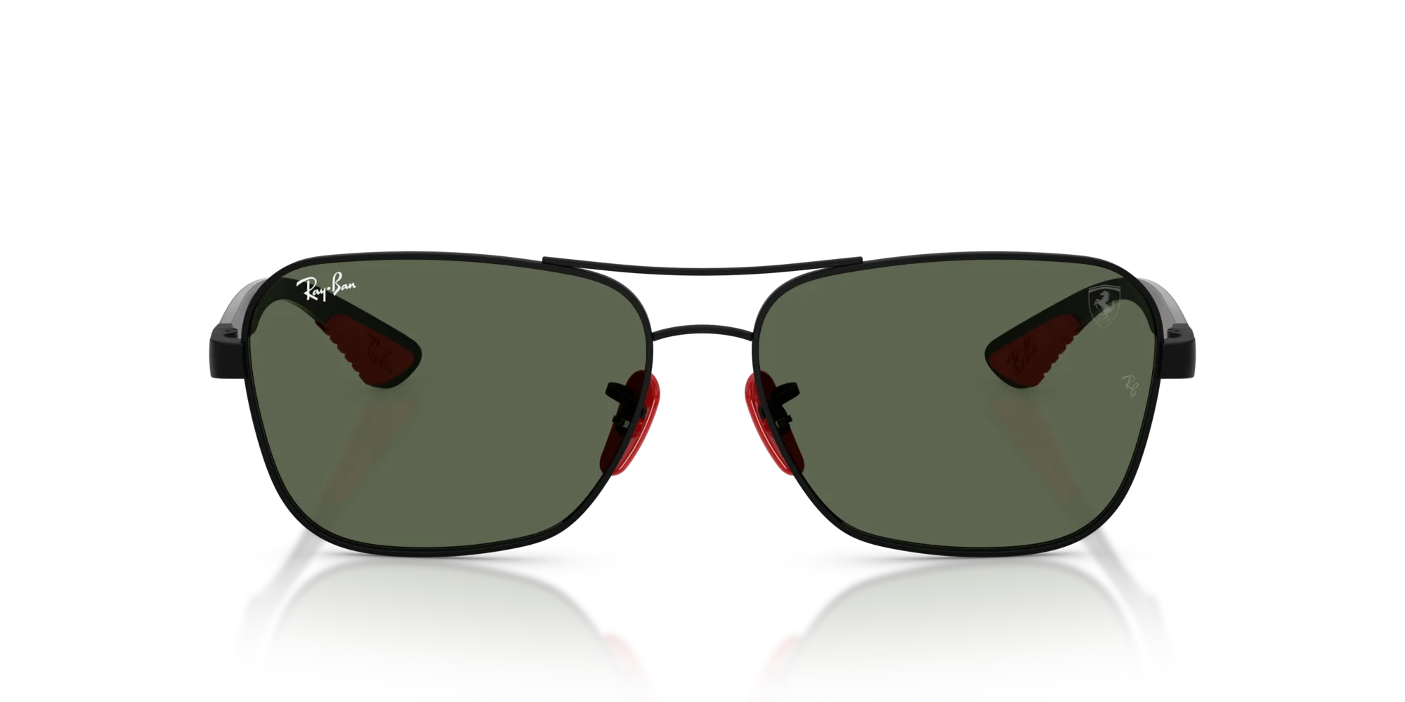 Ray - Ban RB8336M F00271 Occhiali da sole Metallo Nero Verde Squadrata Normale - immagine 3