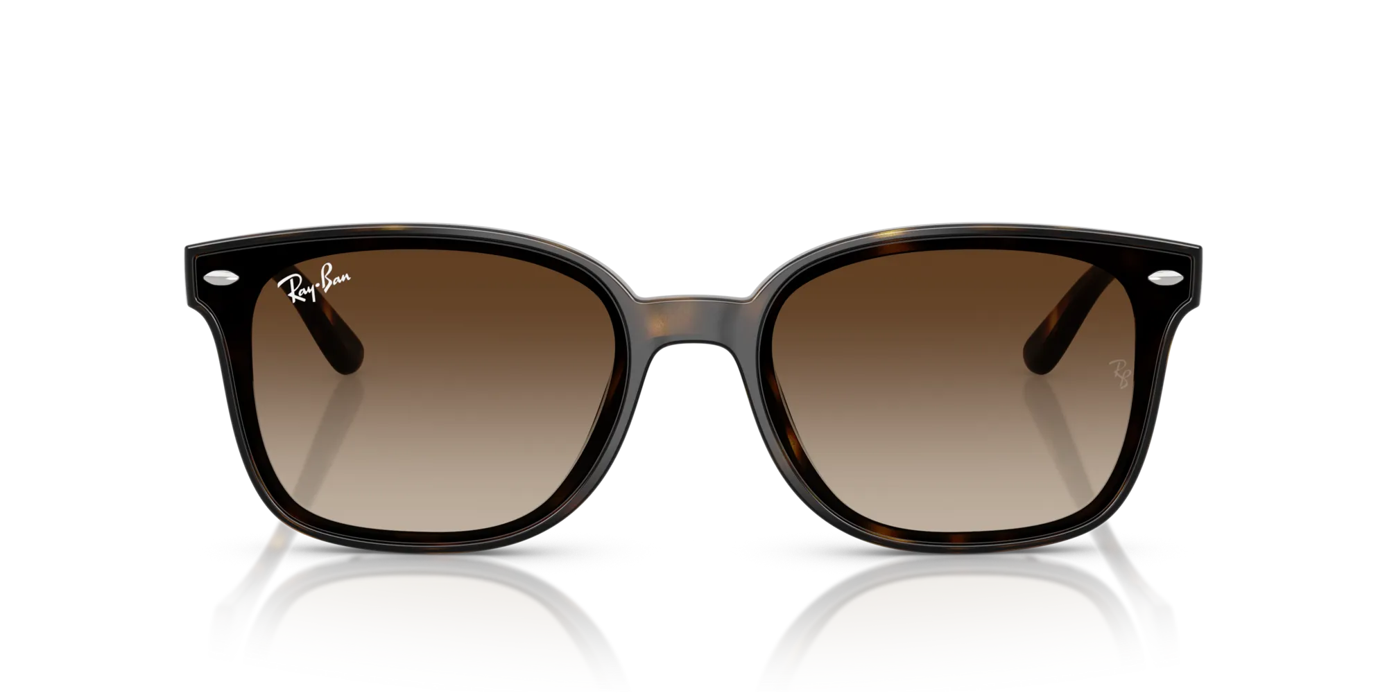 Ray - Ban RB4461D 710/13 Occhiali da sole Nylon Tartaruga Marrone Squadrata Normale Sfumato - immagine 3
