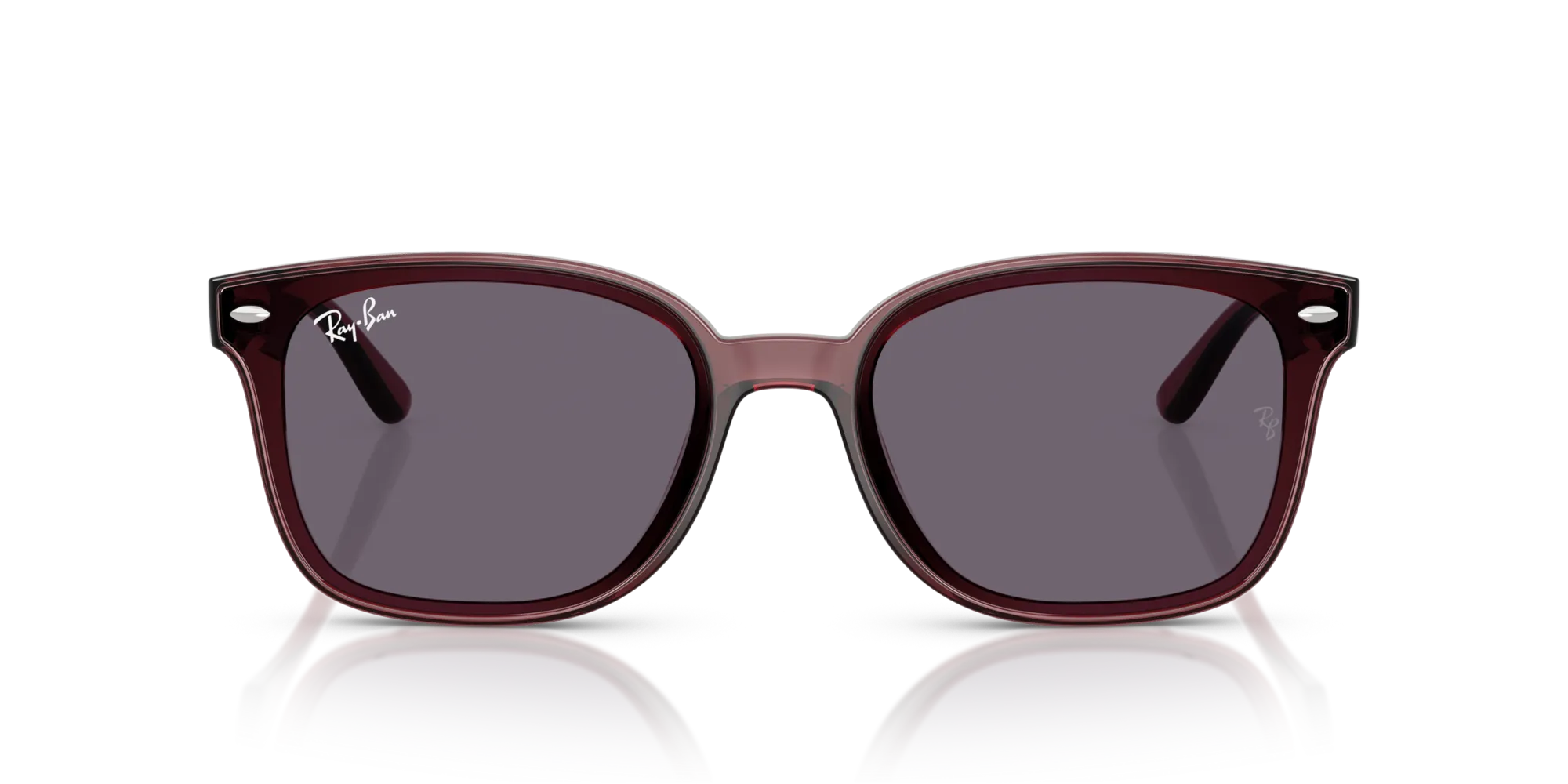 Ray - Ban RB4461D 659373 Occhiali da sole Nylon Marrone Viola Squadrata Normale - immagine 3