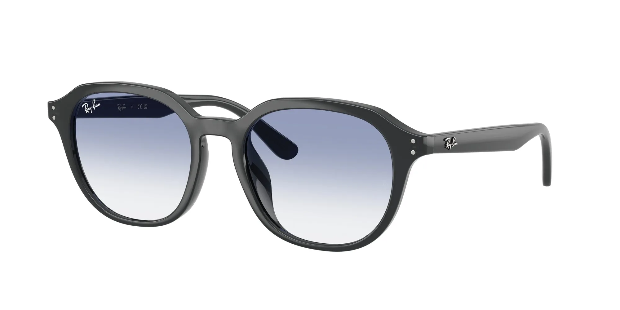 Ray - Ban RB4459D 623019 Occhiali da sole Acetato Grigio Blu Squadrata Normale Sfumato - immagine 1