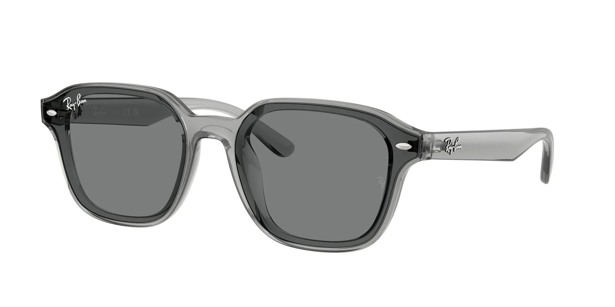 Ray - Ban RB4458D 645087 Occhiali da sole Nylon Grigio Grigio Squadrata Normale - immagine 1