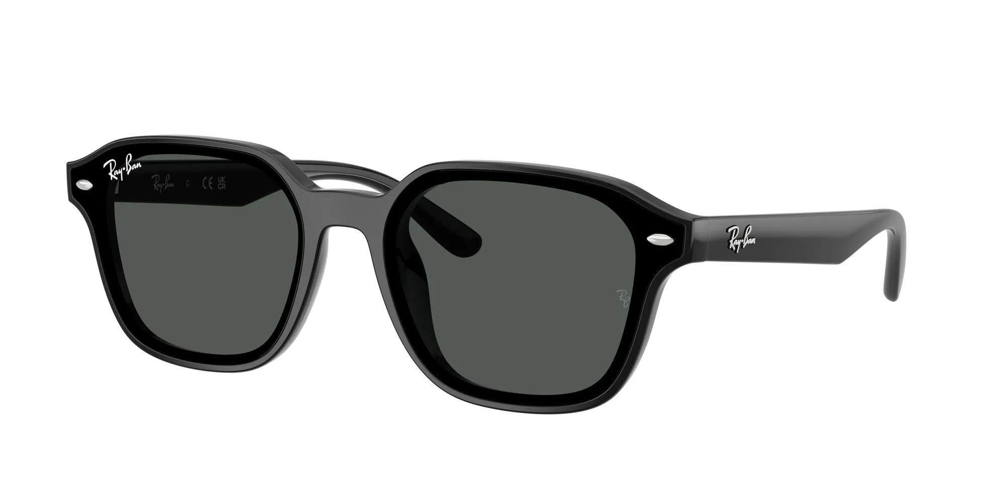 Ray - Ban RB4458D 601/87 Occhiali da sole Nylon Nero Grigio Squadrata Normale - immagine 1