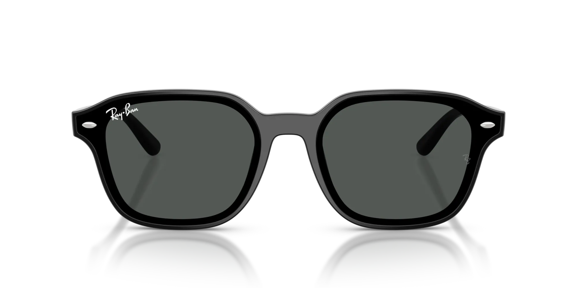 Ray - Ban RB4458D 601/87 Occhiali da sole Nylon Nero Grigio Squadrata Normale - immagine 3