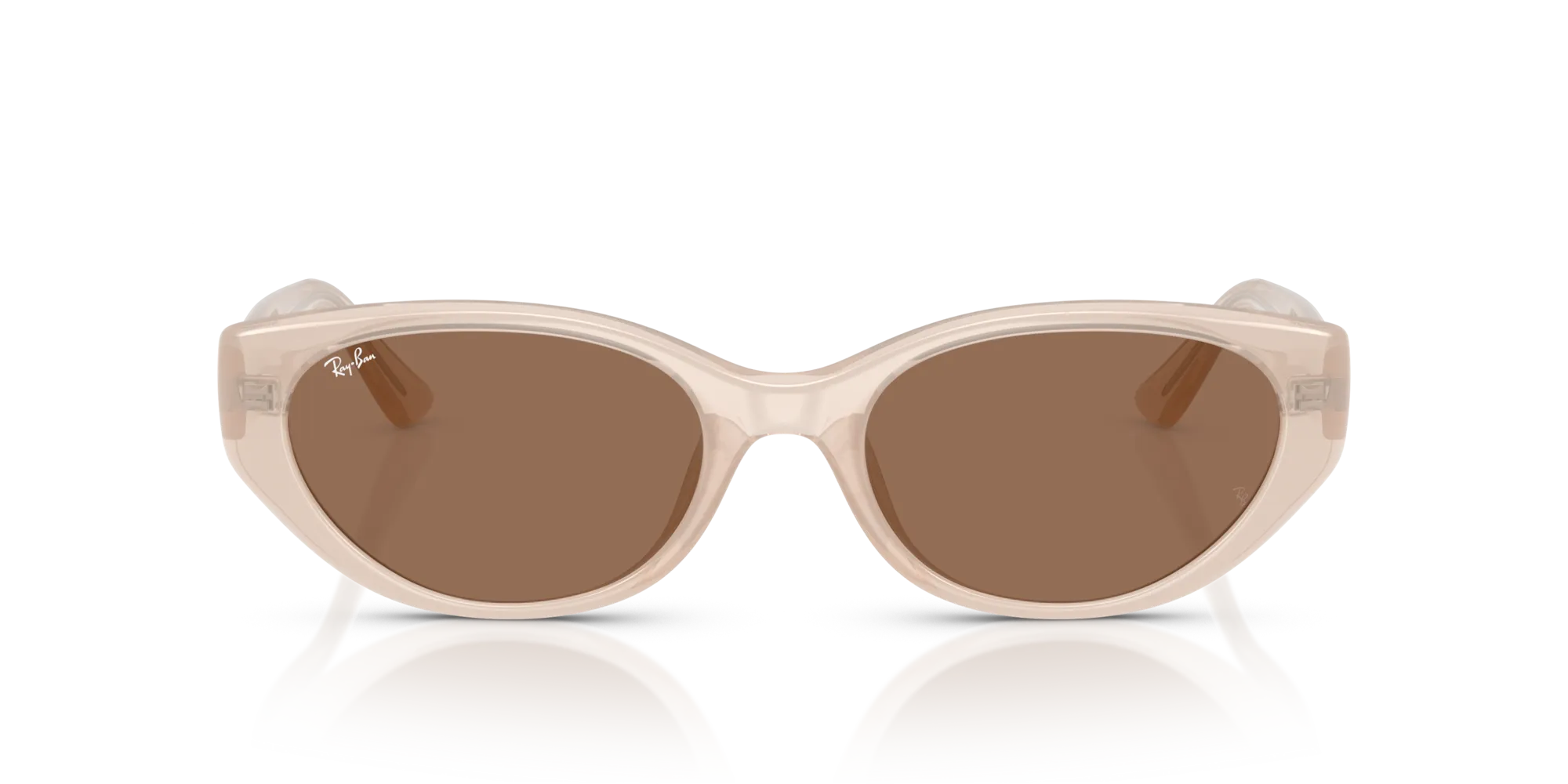 Ray - Ban RB4457D 678673 Occhiali da sole Iniettato Marrone Marrone Pillow Normale - immagine 3
