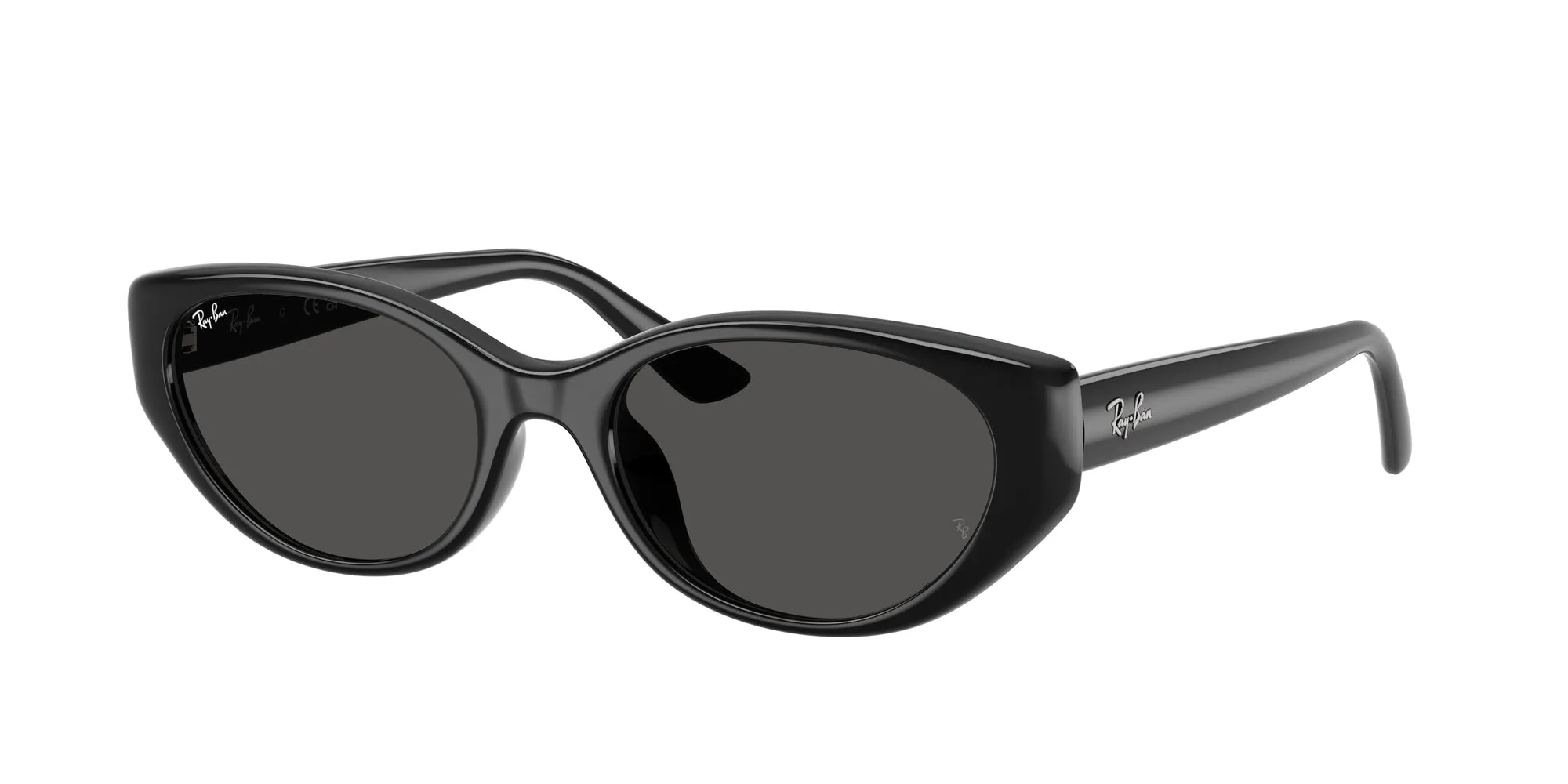Ray - Ban RB4457D 667787 Occhiali da sole Iniettato Nero Grigio Pillow Normale - immagine 1