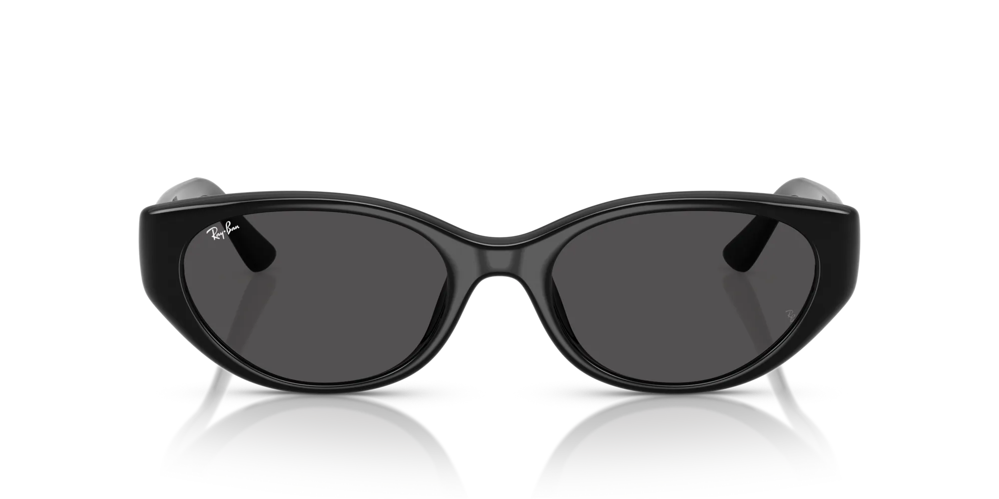 Ray - Ban RB4457D 667787 Occhiali da sole Iniettato Nero Grigio Pillow Normale - immagine 3