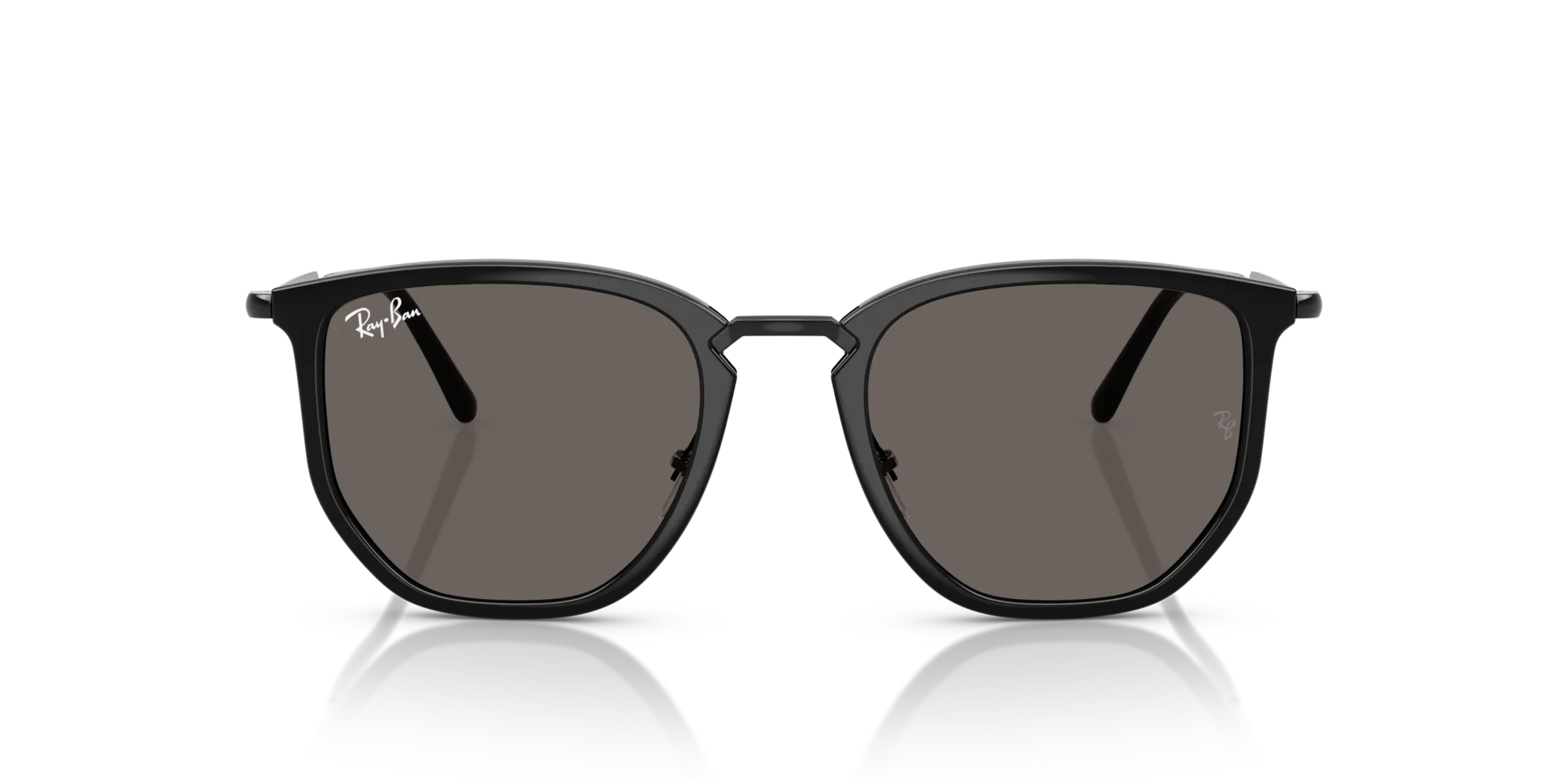 Ray - Ban RB4451 601/B1 Occhiali da sole Nylon Nero Grigio Geometrica Normale - immagine 3