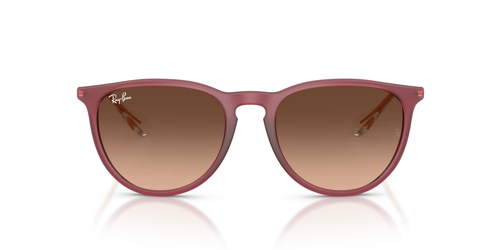 Ray - Ban RB4171 ERIKA 6815A5 Occhiali da sole Nylon Viola Rosa Pantos Normale Sfumato - immagine 3